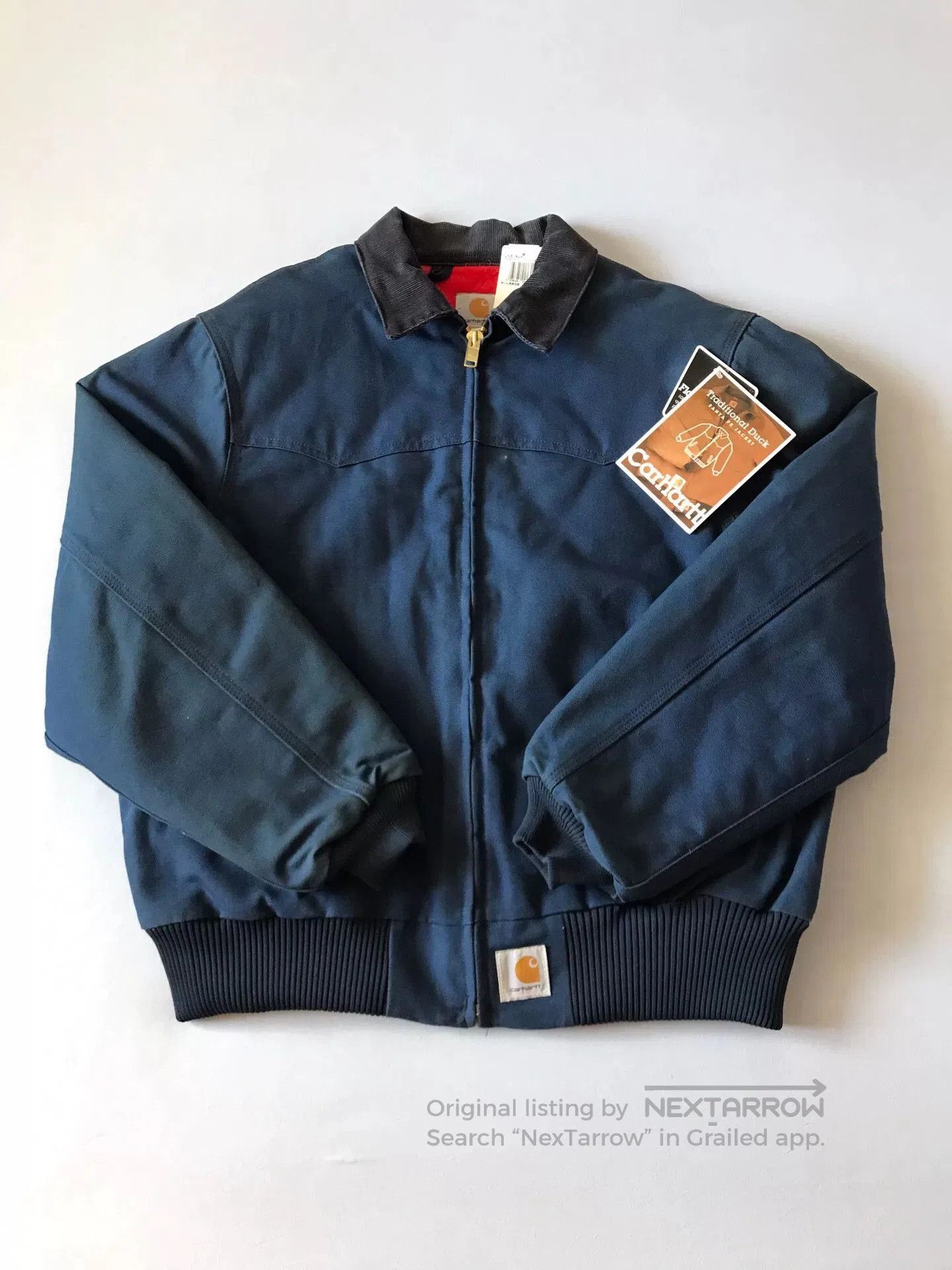 Carhartt Carhartt J13 NVY Canvas Work Jacket. Size US XL / EU 56 / 4 - 1 Thumbnail
