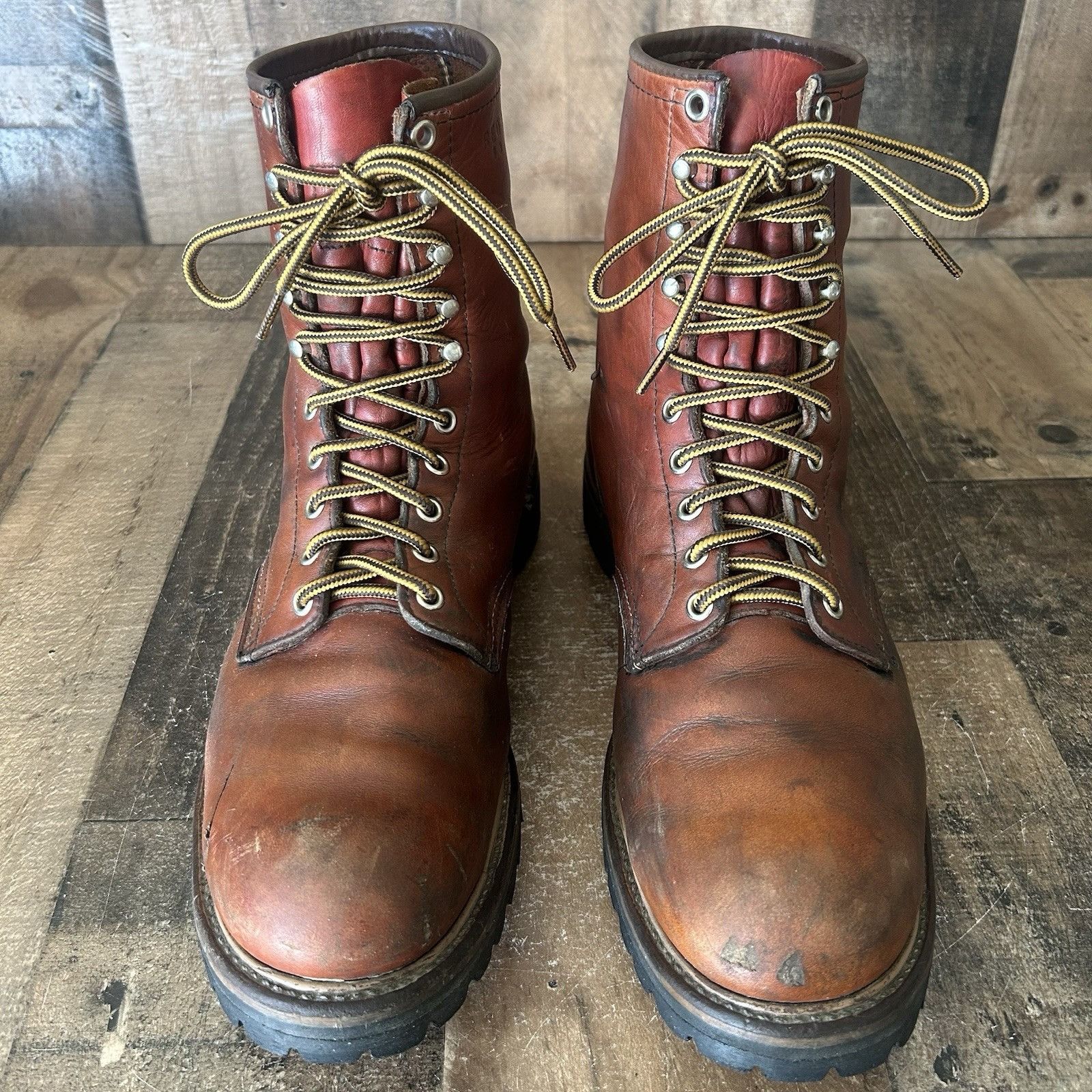 Red Wing Red Wing Irish Setter Vintage Plain Toe Work Boots Mens 12 D Size US 12 / EU 45 - 2 Thumbnail