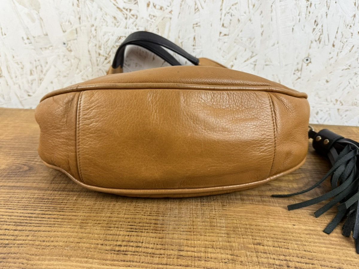 Vivienne Westwood Vivienne Westwood Embossed Orb Leather Handbag Bag Brown Size ONE SIZE - 8 Thumbnail