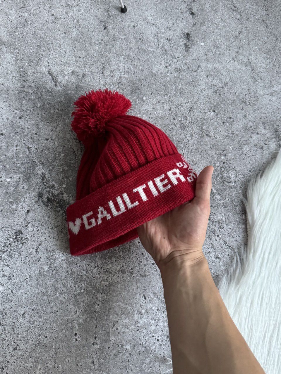 Jean Paul Gaultier Vintage I love Jean Paul Gaultier y2k big logo hat Size ONE SIZE - 5 Thumbnail