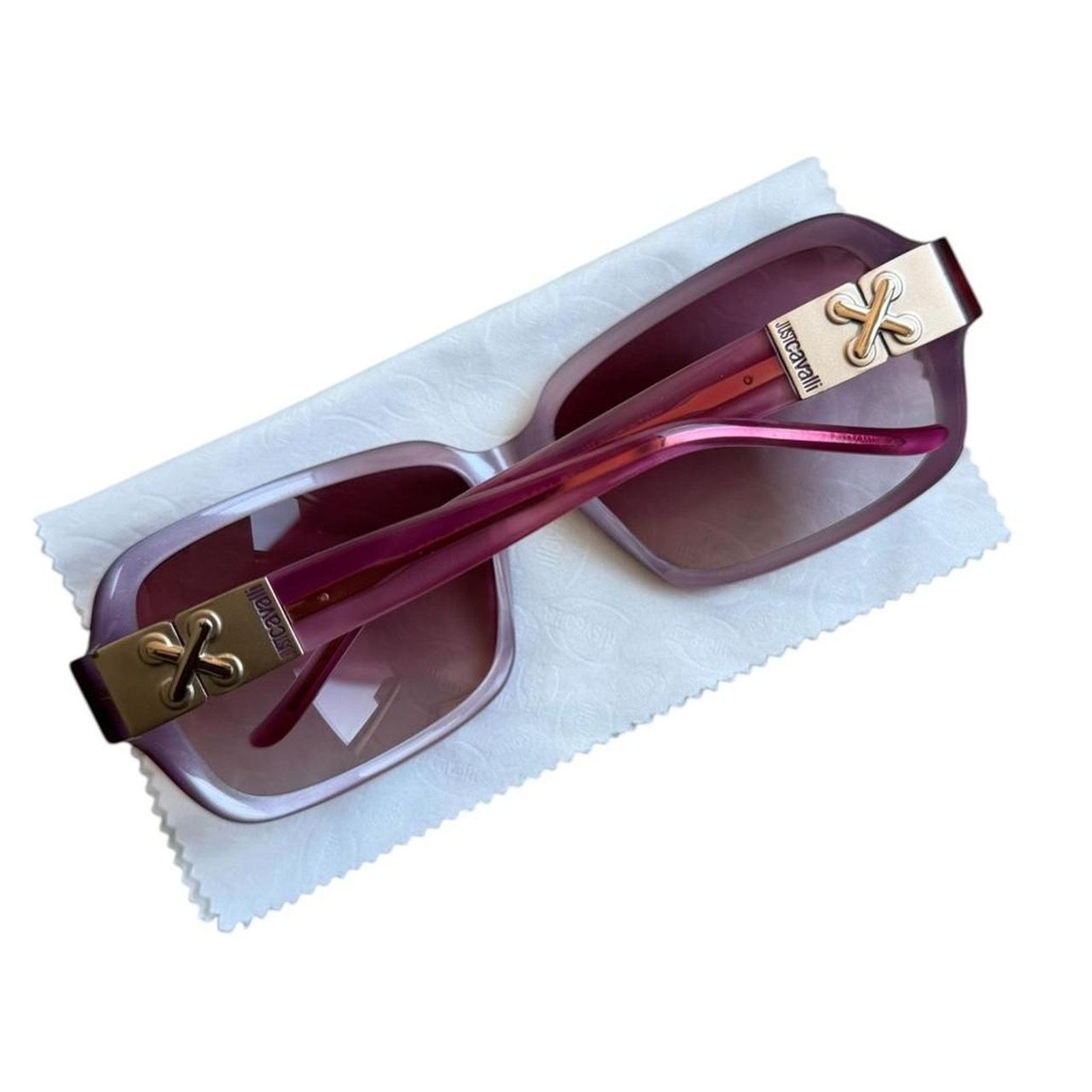 Just Cavalli Just Cavalli Cross Y2K Pink Sunglasses Size ONE SIZE - 3 Thumbnail