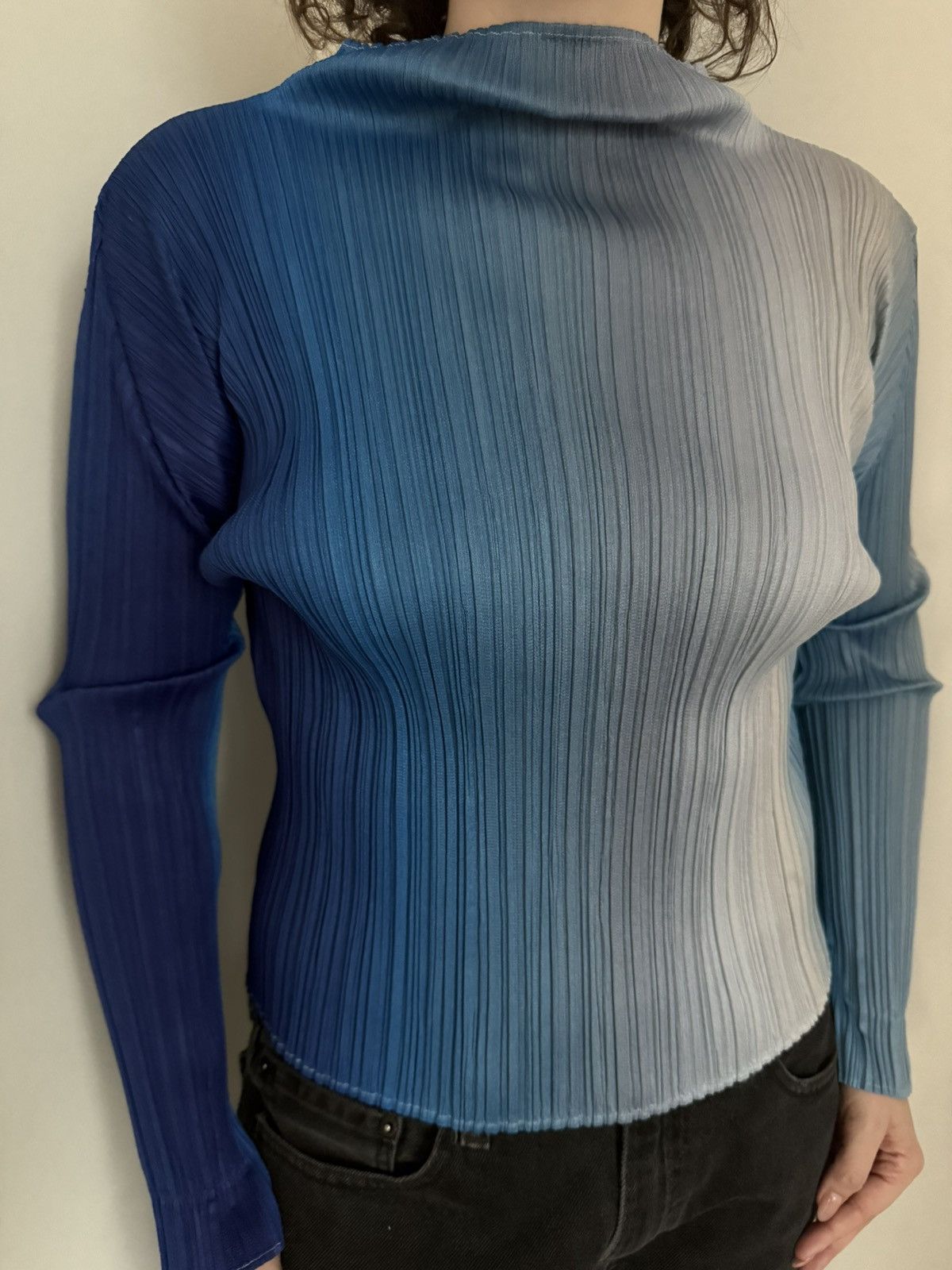 Pleats Please Issey Miyake RARE Pleats Please Issey Miyake ombré top Size ONE SIZE - 6 Thumbnail