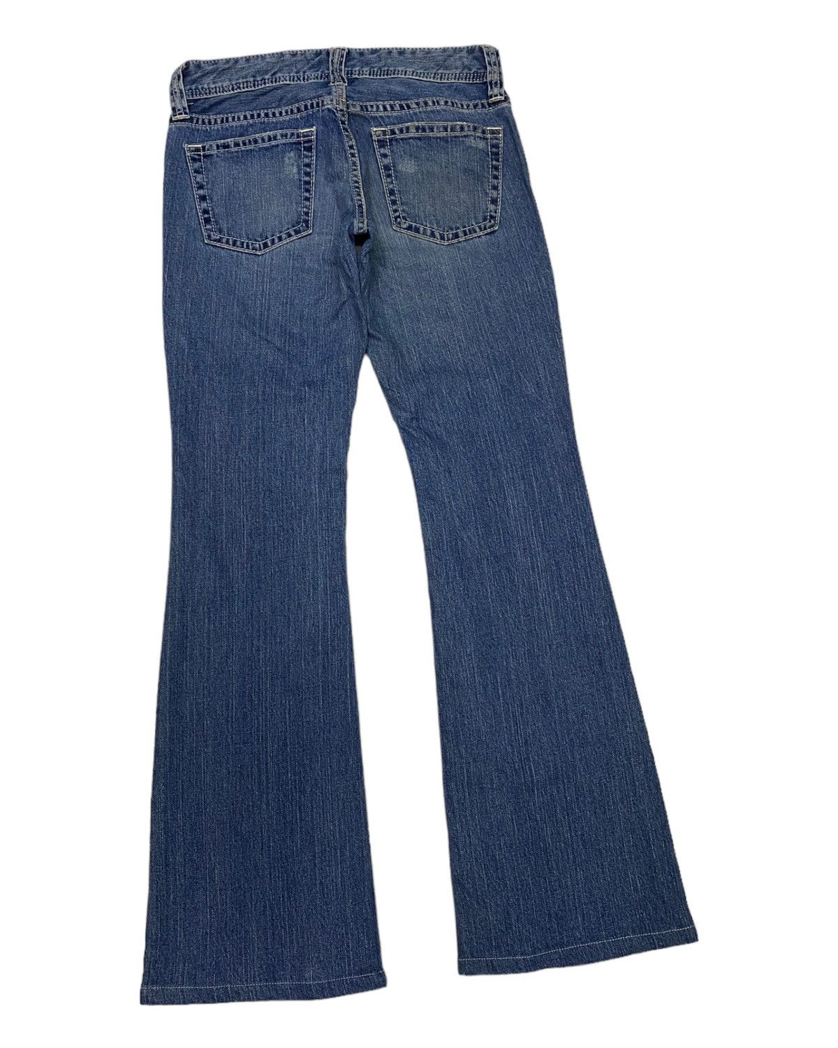 Undercover VINTAGE UNIQLO JAPAN LOW RISE FLARE DISTRESSED DENIM JEANS Size US 29 - 4 Thumbnail