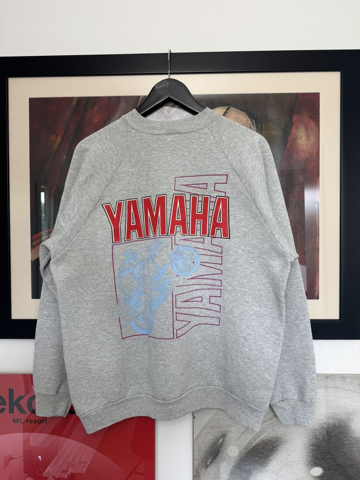 Vintage Yamaha Vintage 90s Racing Crewneck Logo Hype Rare Thunder Size US L / EU 52-54 / 3 - 2 Thumbnail