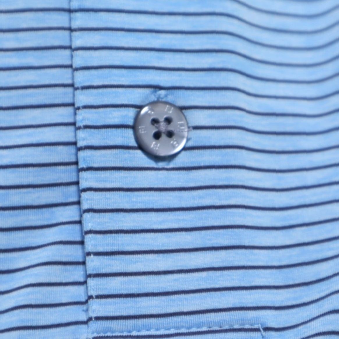 Footjoy Footjoy Polo Shirt Blue Men's XL Striped Heather Short Sleeve Shirt Size US XL / EU 56 / 4 - 7 Thumbnail