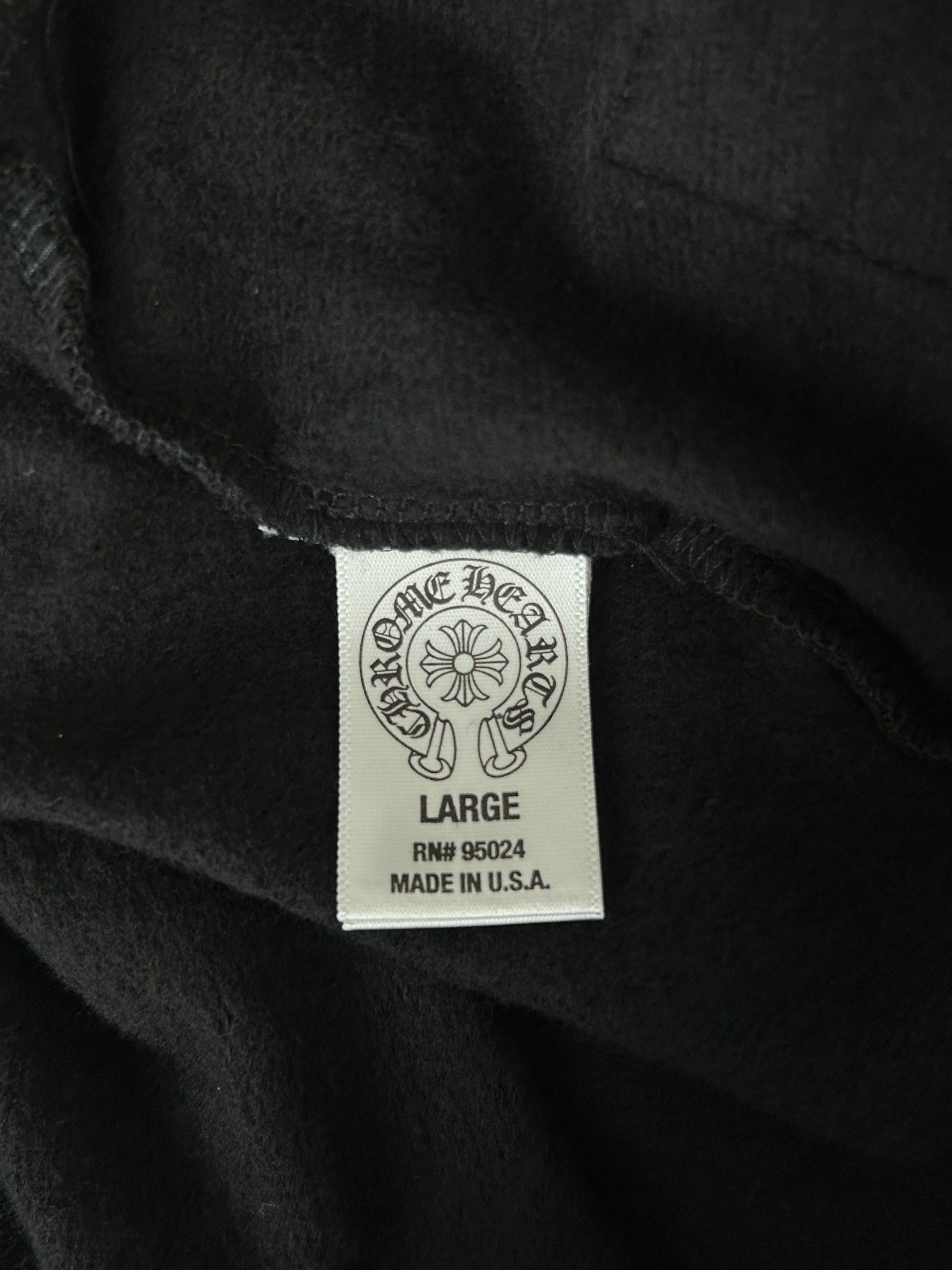 Chrome Hearts Black & White Horseshoe Logo Women's Sweatpants Size 32" / US 10 / IT 46 - 3 Thumbnail