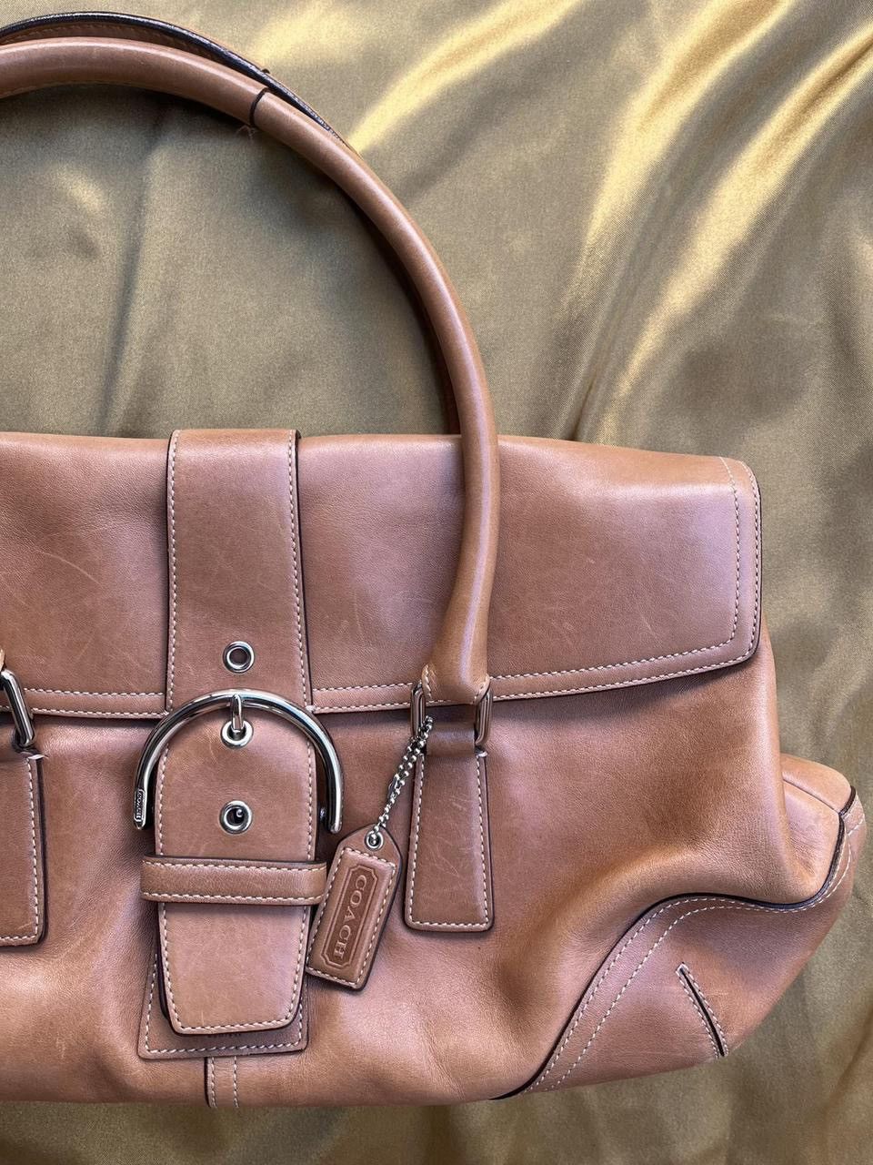 Coach COACH Natural Glove-Tanned Leather Buckle Satchel Size ONE SIZE - 3 Thumbnail