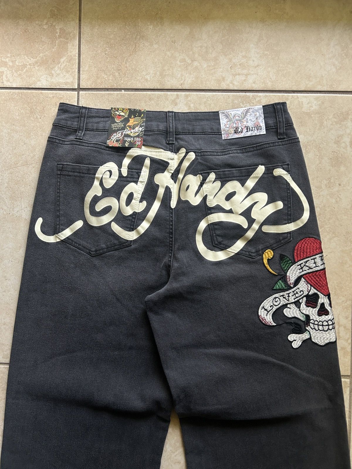 Ed Hardy skull ed hardy jeans Size US 32 / EU 48 - 4 Thumbnail