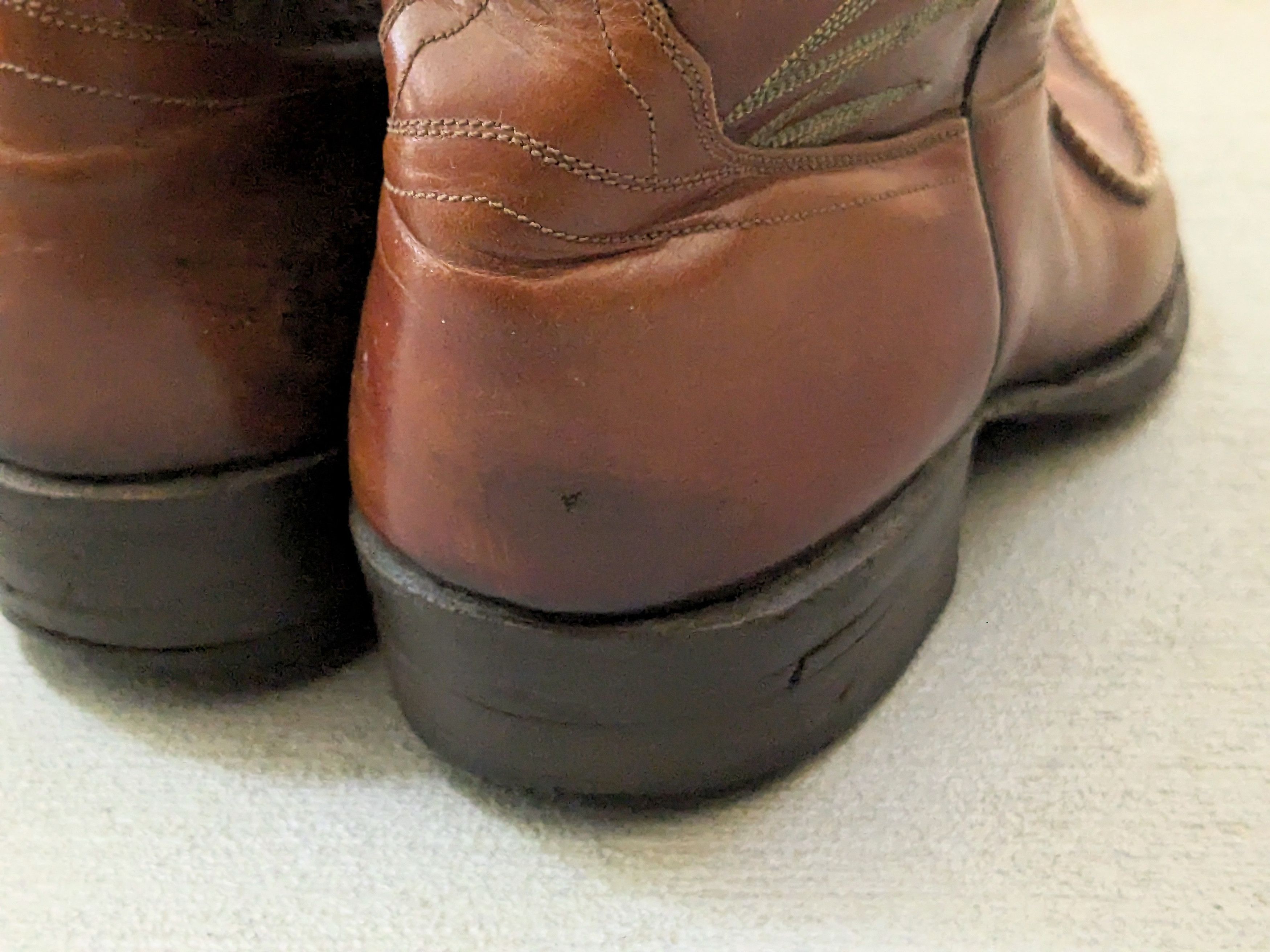 Genuine Leather Vintage Cowboy Boots Brown Size 9 Western Botas Size US 9 / EU 42 - 13 Thumbnail