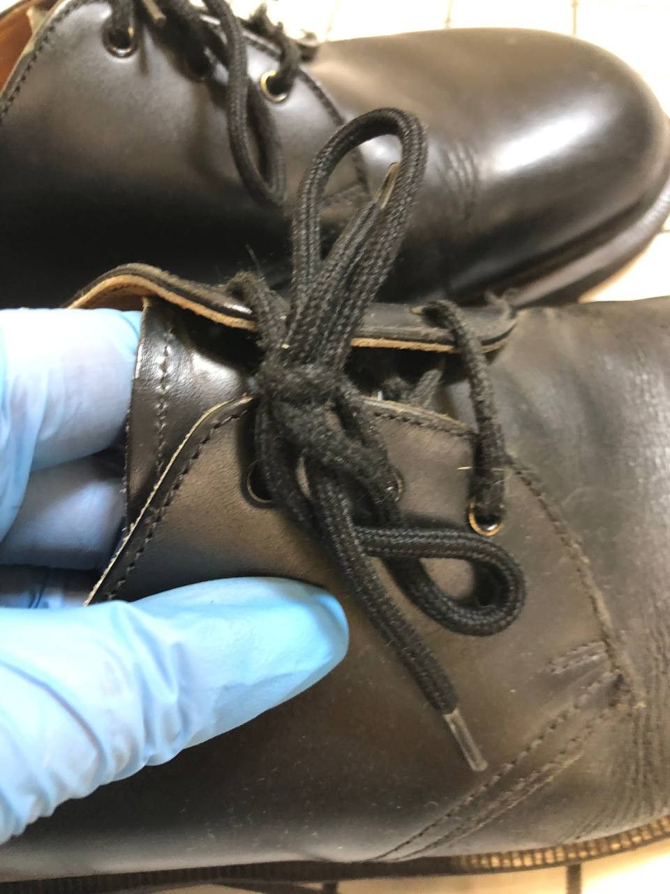 Dr. Martens Dr Martens Vintage Cut Out Mid Calf Black Leather Suede Size US 9 / EU 42 - 11 Thumbnail