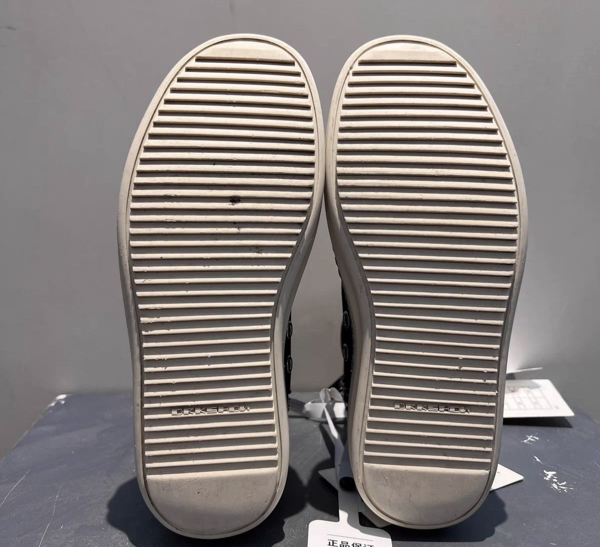 Rick Owens Rick Owens DRKSHDW Classic Black/White Sneakers Size US 5 / IT 35 - 4 Thumbnail