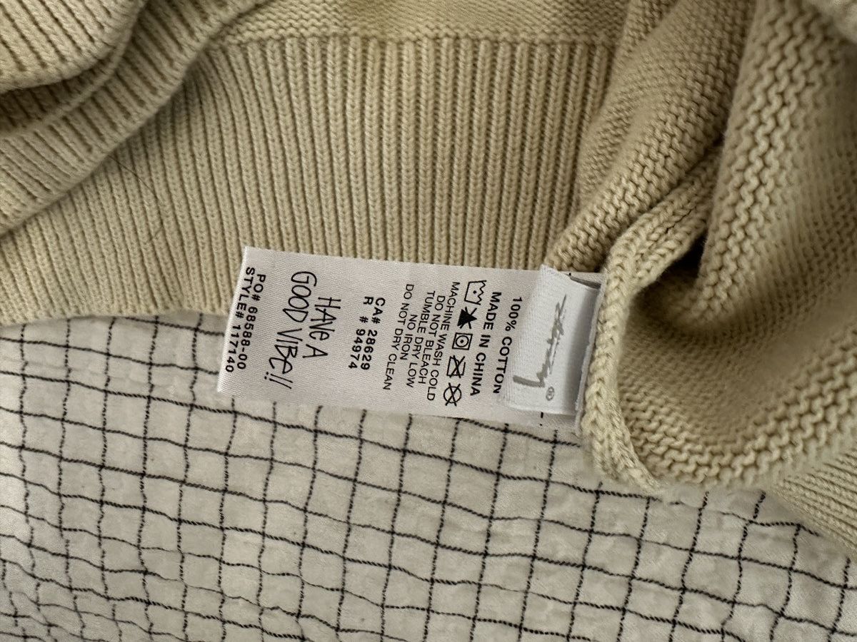Stussy Stussy Knitted Sweater 117140 Care Label (NATURAL) Size US L / EU 52-54 / 3 - 4 Thumbnail