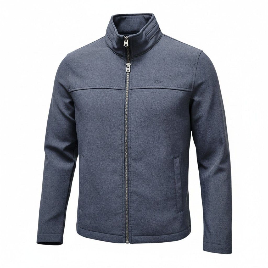 Dockers Dockers Men's Blue Full-Zip High Neck Jacket Small Size US S / EU 44-46 / 1 - 1 Thumbnail