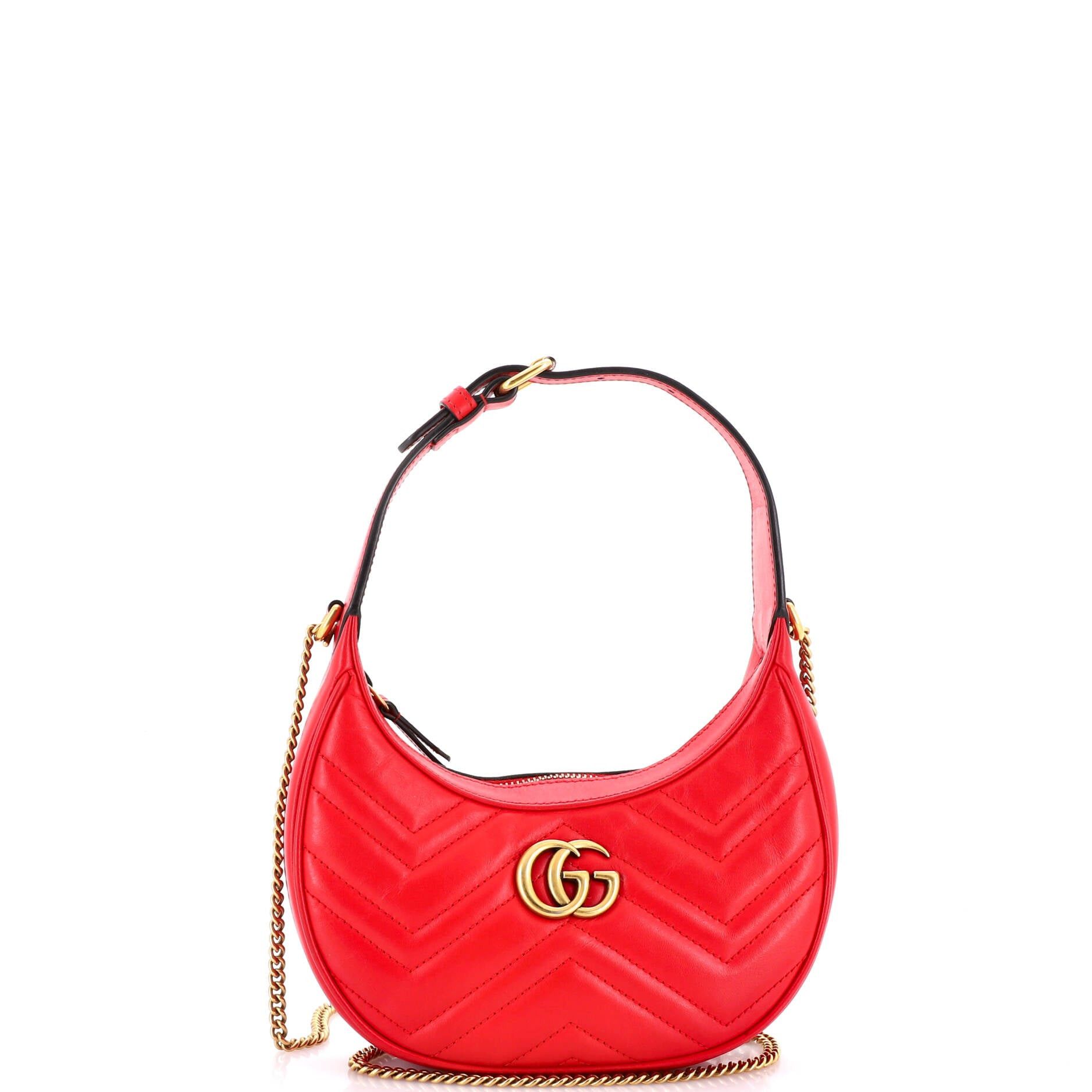 Gucci GG Marmont Half Moon Hobo Size ONE SIZE - 1 Thumbnail