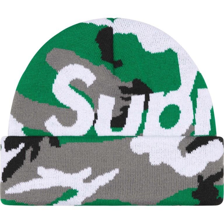 Supreme Supreme Tag Beanie FW25 Olive Green | Grailed