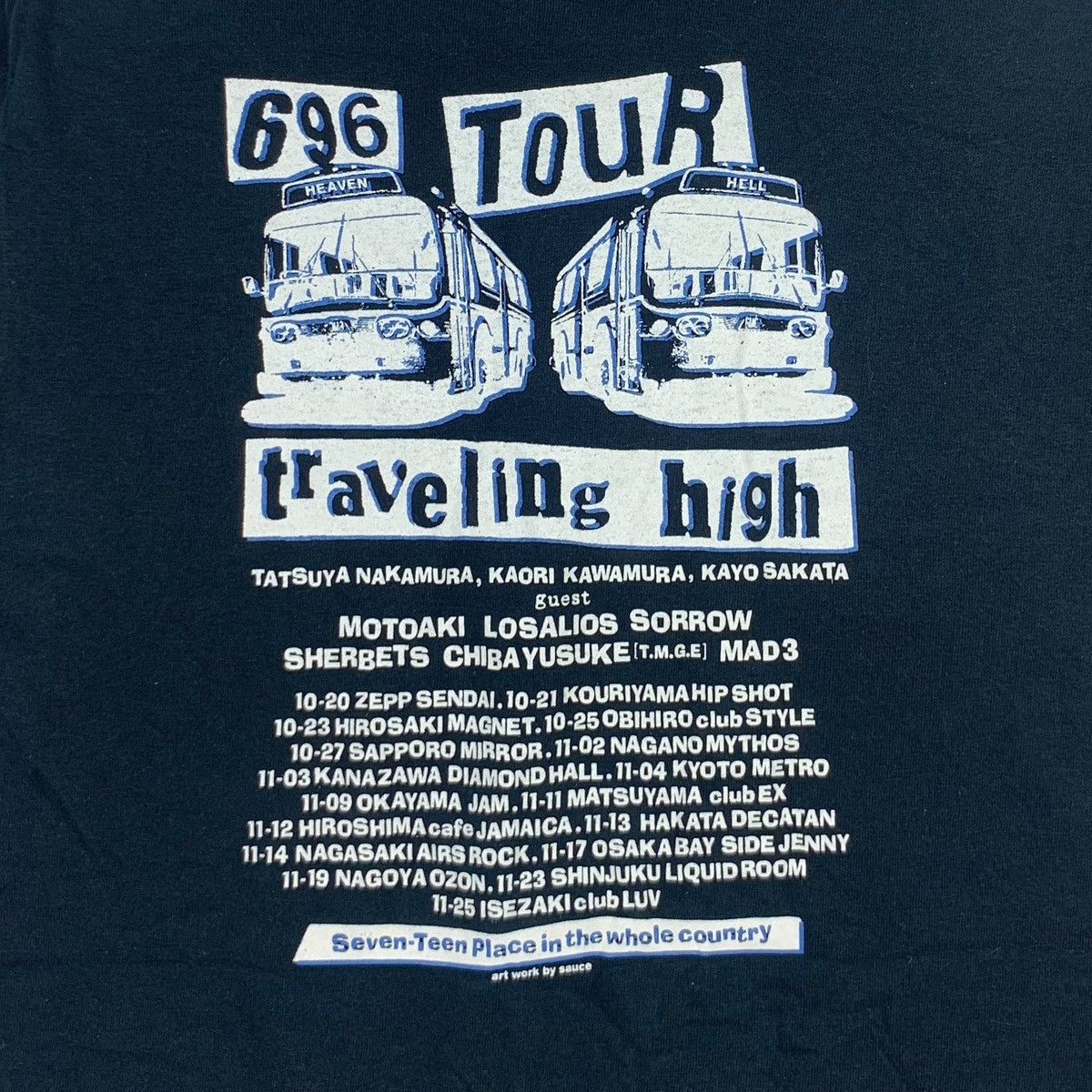 Anvil 696 TOUR TATSUYA NAKAMURA Blankey Jey City Tee Shirt Size US S / EU 44-46 / 1 - 5 Thumbnail