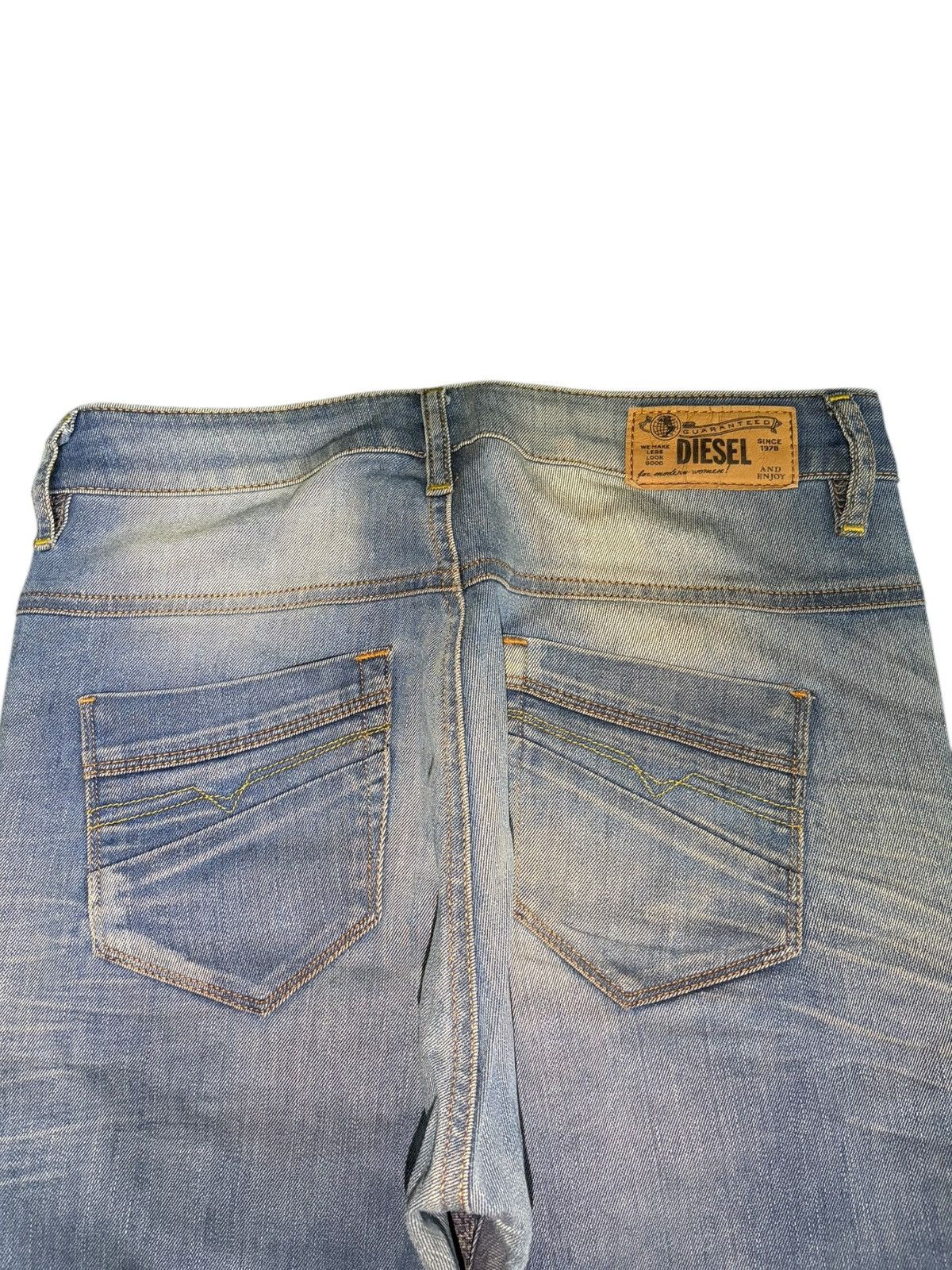 Diesel Vintage Diesel Fayza Mud Wash Distressed Jeans Size 29" - 4 Thumbnail