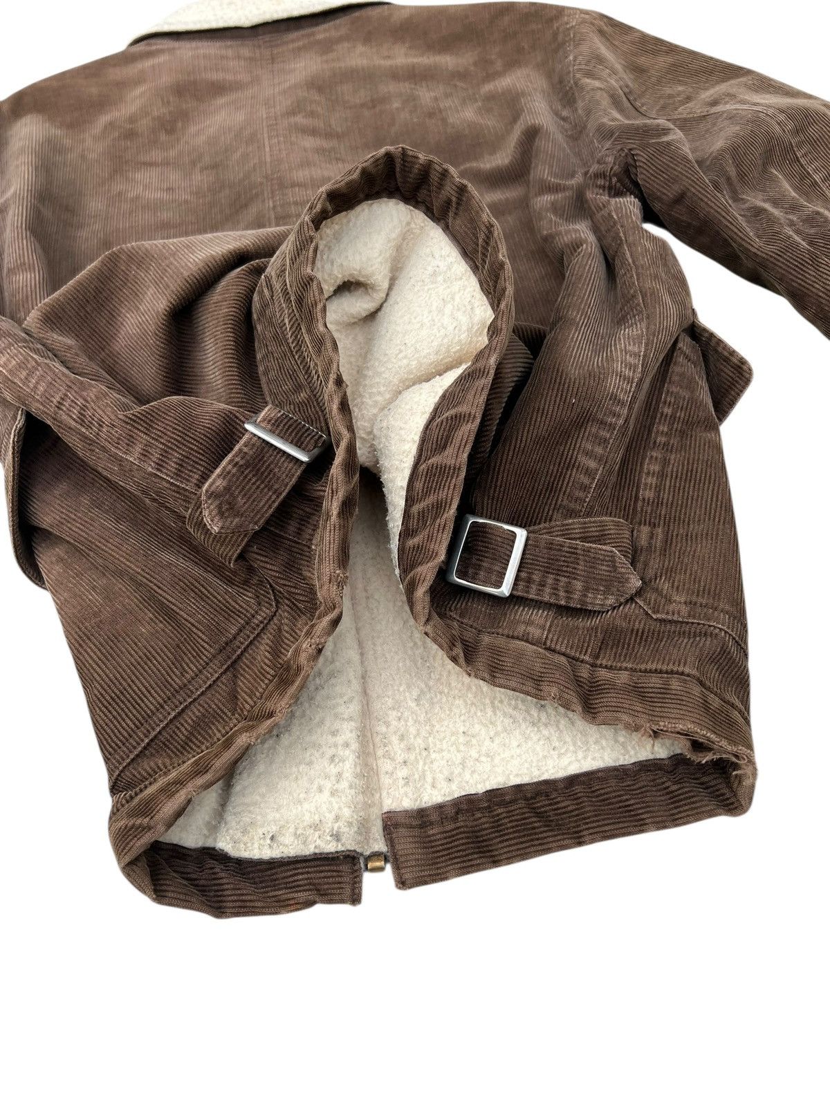 WESCO Wesco Japan Distressed Fade Sherpa Lined Corduroy Jacket Size US M / EU 48-50 / 2 - 19 Thumbnail