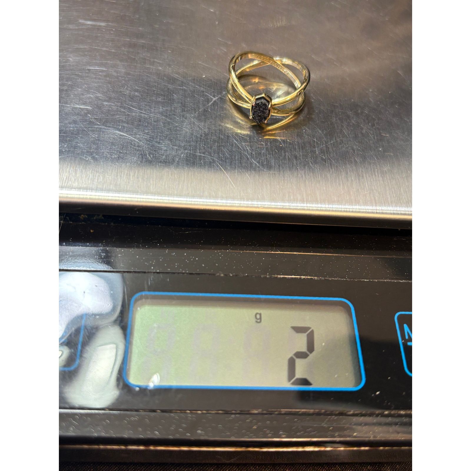 Kendra Scott Kendra Scott Gold-Tone Crossover Ring Size 7 Size ONE SIZE - 8 Thumbnail