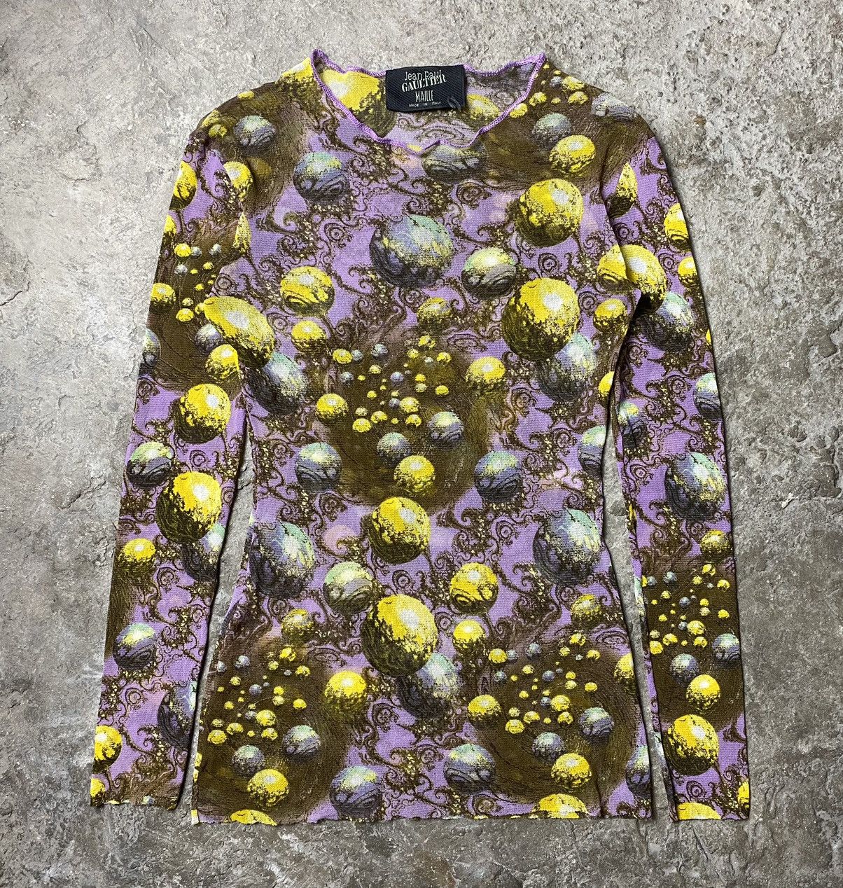 Jean Paul Gaultier Jean Paul Gaultier Galaxy Printed Mesh Size S / US 4 / IT 40 - 1 Thumbnail