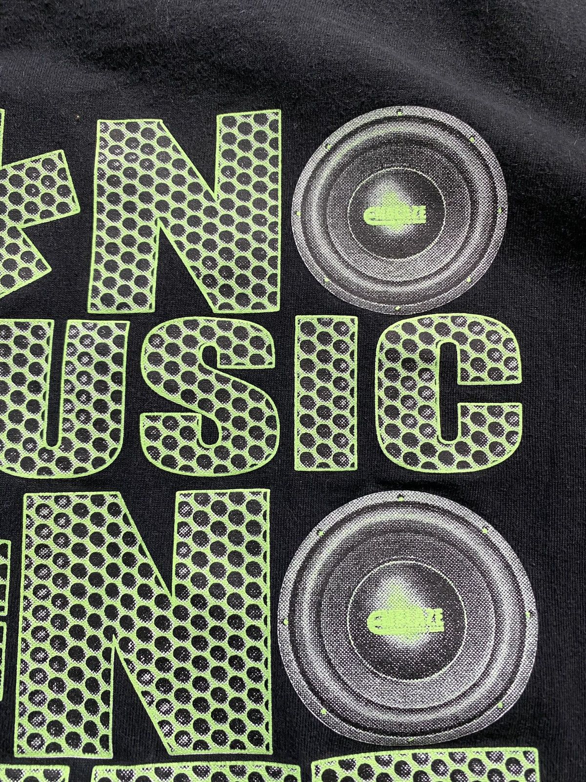 Rap Tees × Vintage Rare! 1990’s Vintage Technics No Music No Life T Shirt Size US M / EU 48-50 / 2 - 7 Thumbnail