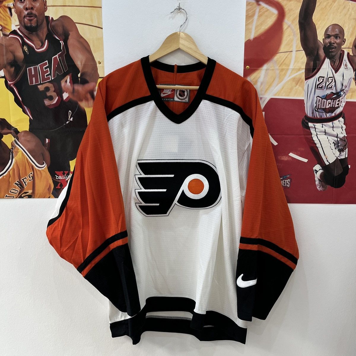 NHL × Nike × Vintage BNWT Vintage Philadelphia Flyers 97 Home Nike Hockey Jersey Size US L / EU 52-54 / 3 - 1 Thumbnail