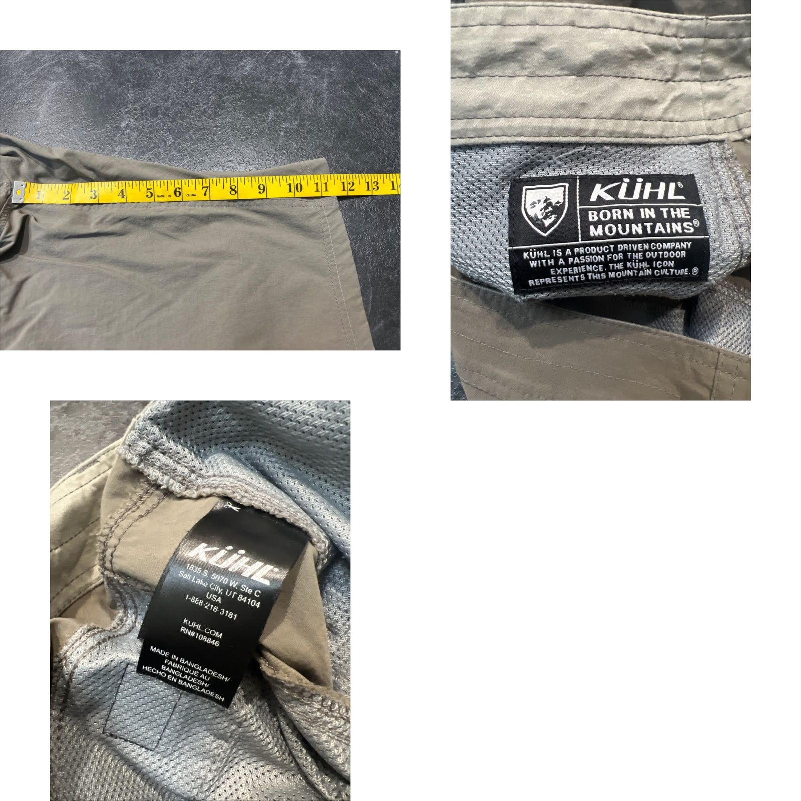 Olive Kuhl Shorts Mens 40 Olive Green Hiking Outdoor Casual Utility 11" inseam Size US 40 / EU 56 - 8 Thumbnail