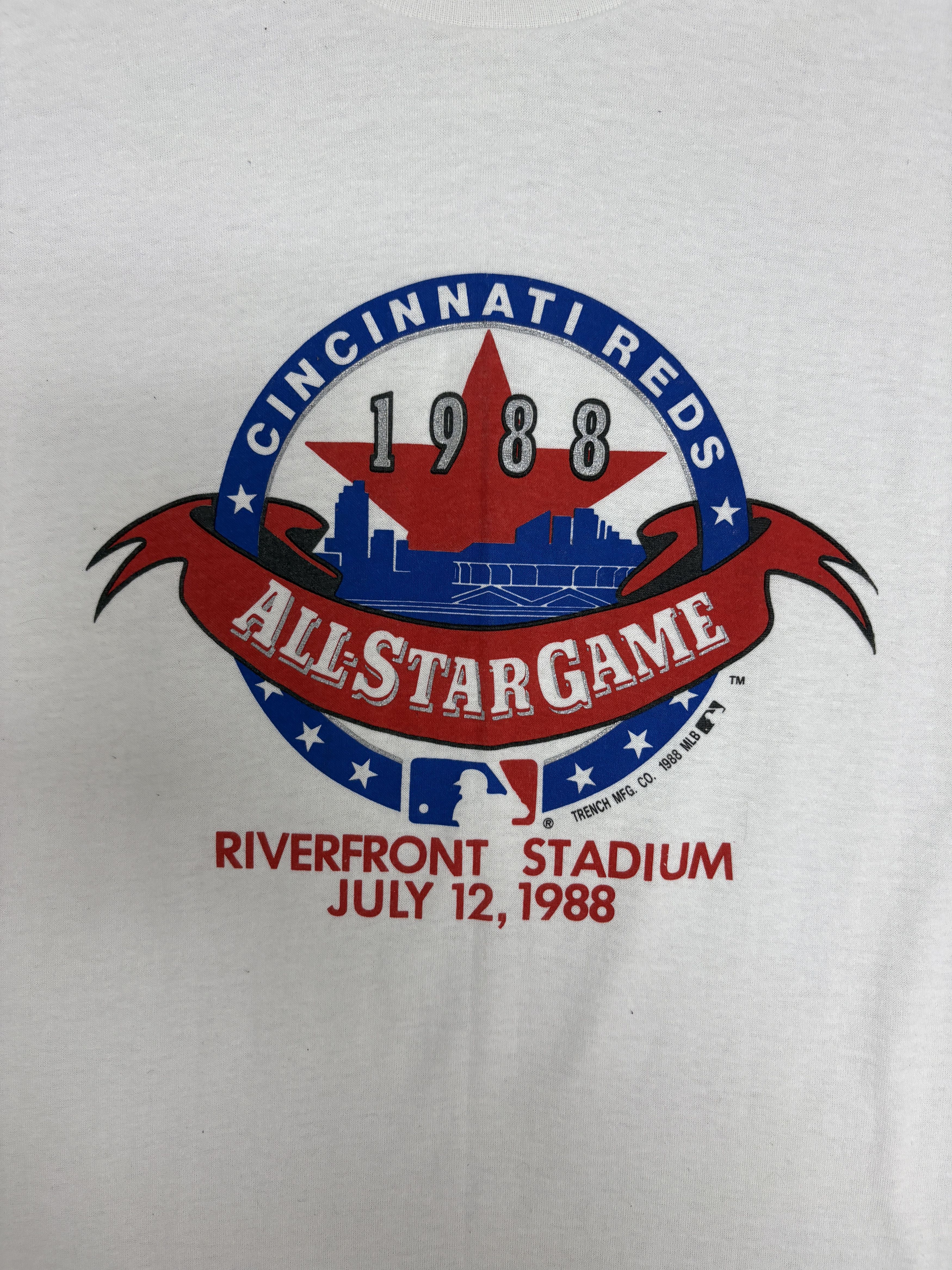 Vintage Cincinnati Reds All-Star Game 1988 Vintage White Tee Size US S / EU 44-46 / 1 - 2 Thumbnail