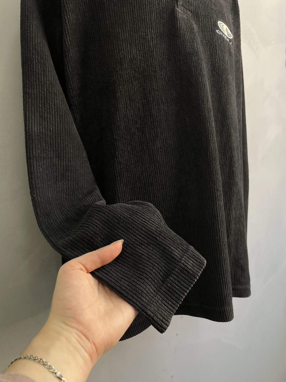 O'Neill O’Neill Black velvet y2k Pullover Sweatshirt longsleeve Size US L / EU 52-54 / 3 - 5 Thumbnail
