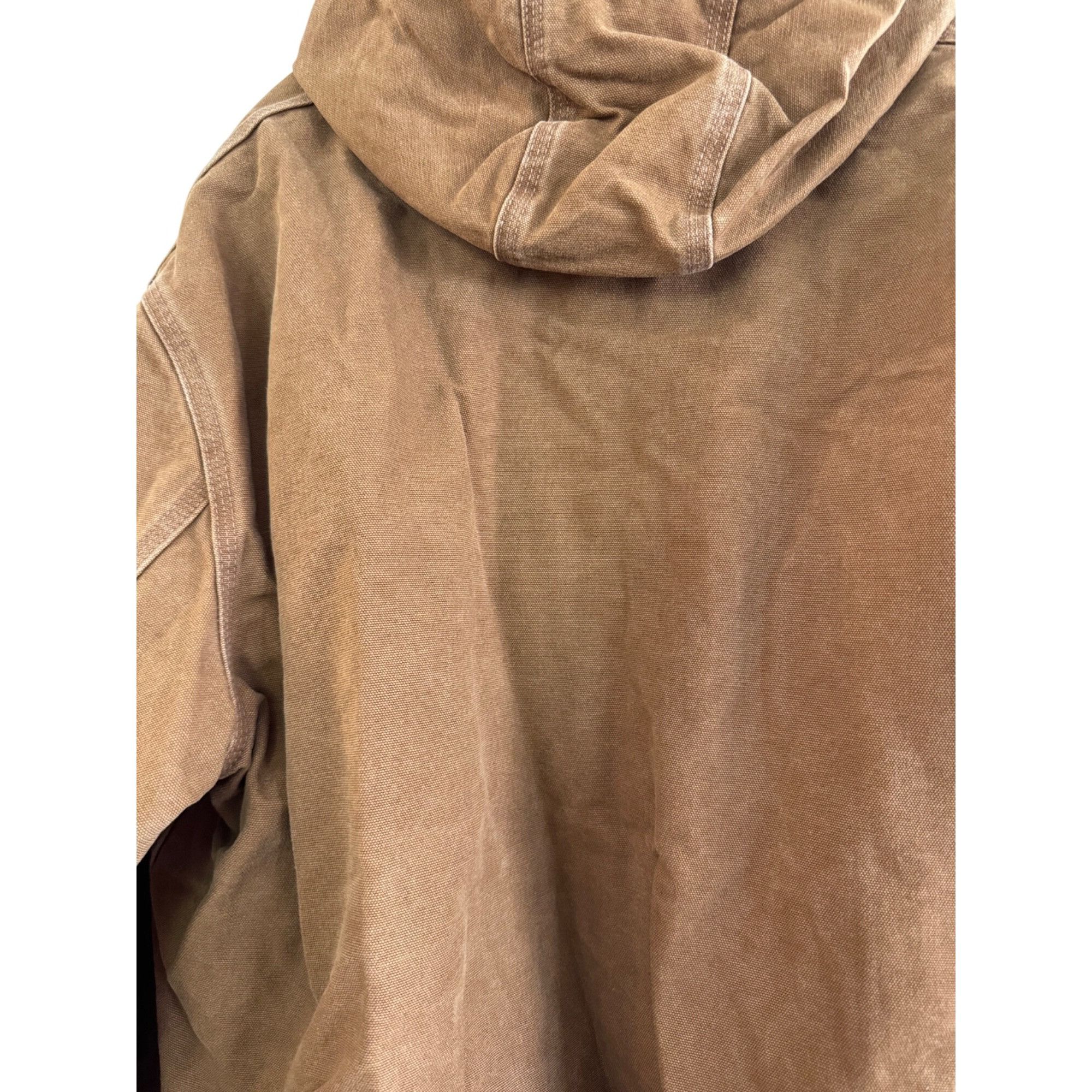 Carhartt Vintage Carhartt Brown Quilted-Lined Hooded Canvas Jacket XL Size US XL / EU 56 / 4 - 8 Thumbnail