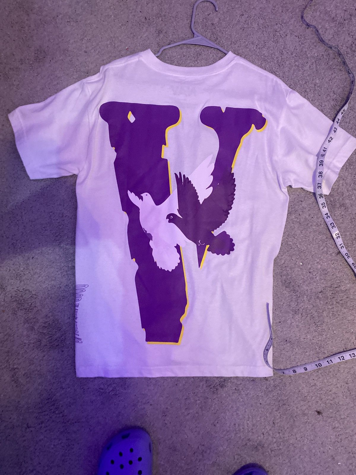 image of Nav Doves Tee in White, Men's (Size Medium)