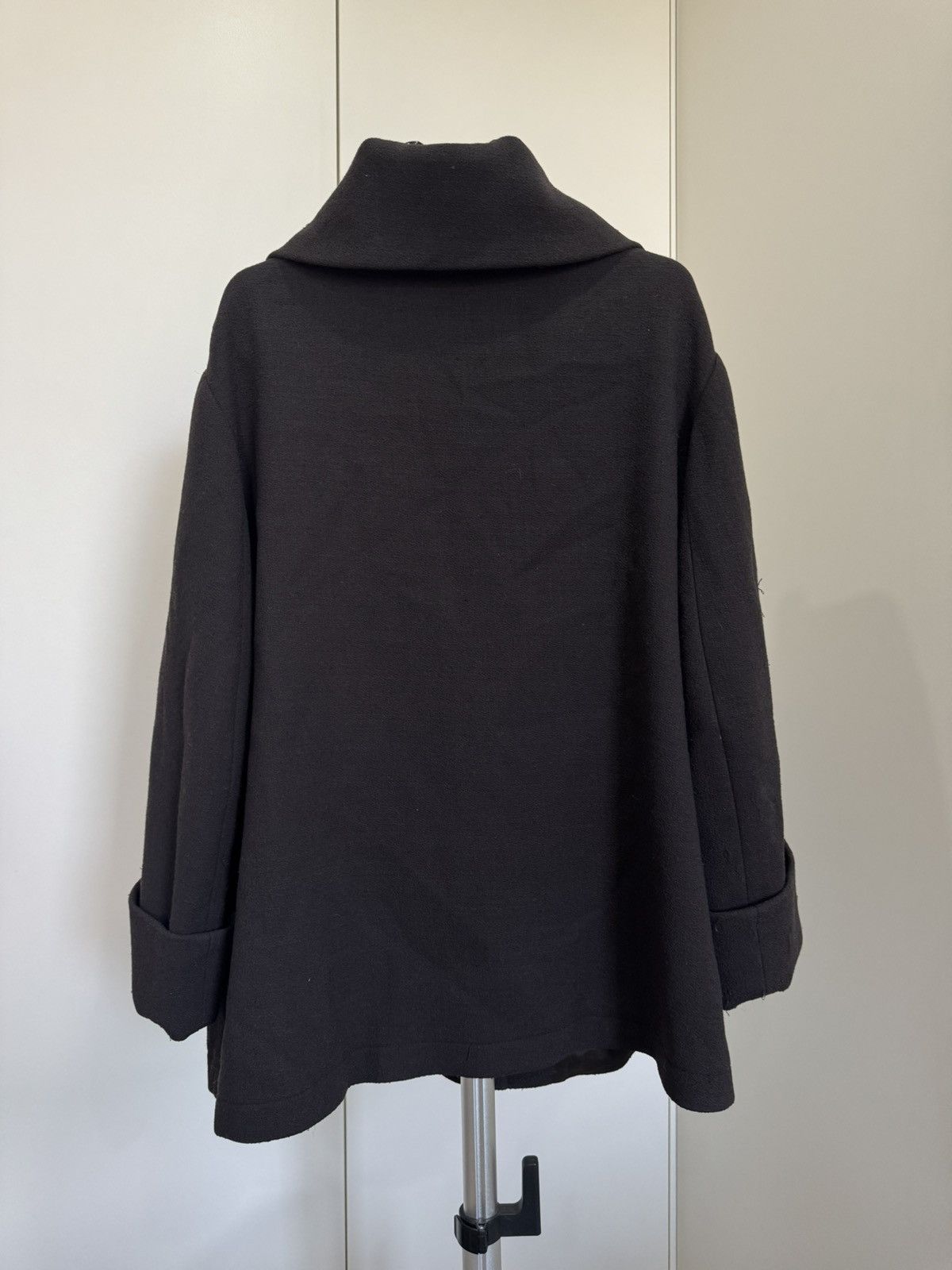 Dries Van Noten DRIES VAN NOTEN Designer Cape Coat Size S / US 4 / IT 40 - 2 Thumbnail