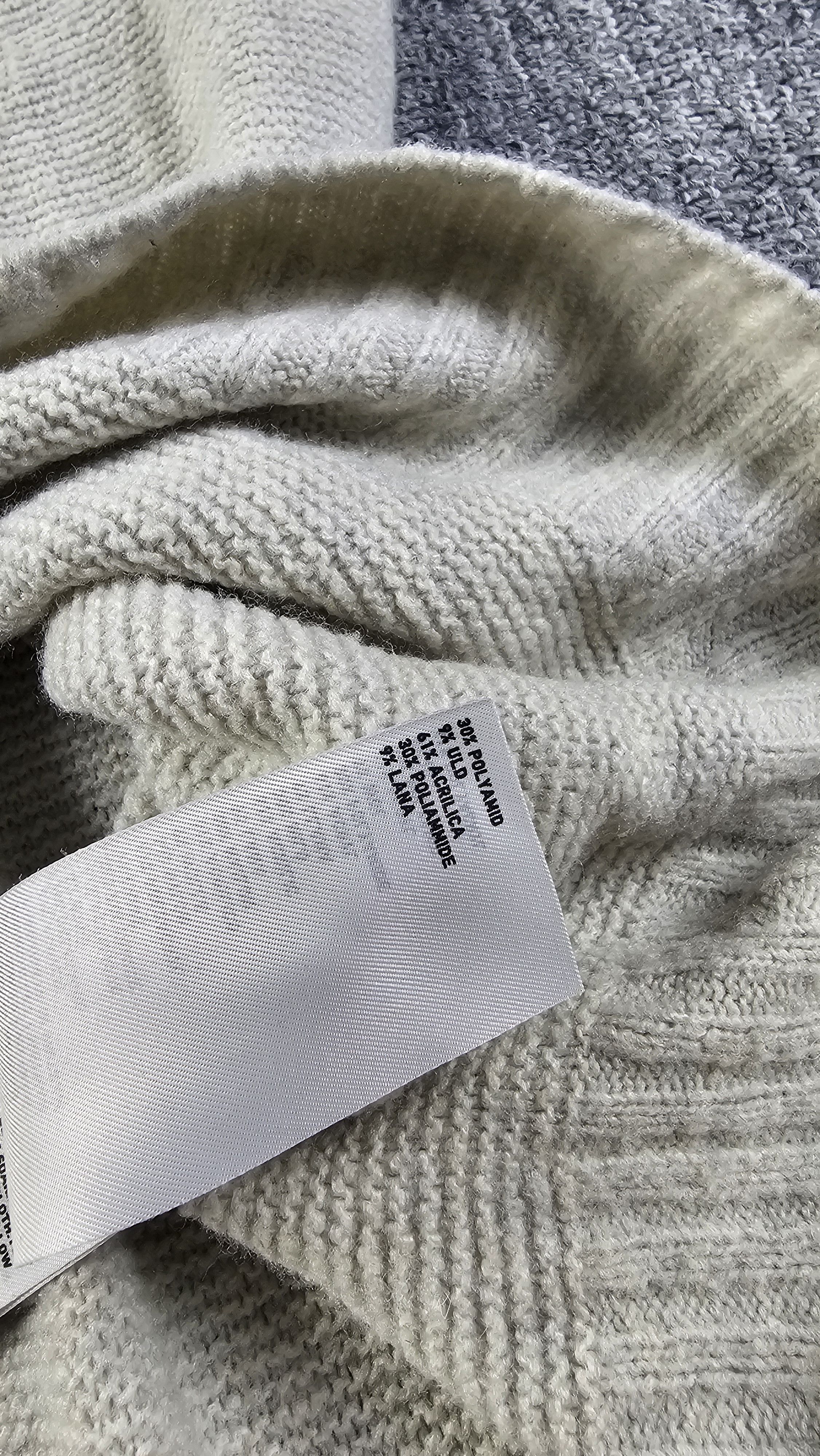 Uniqlo Uniqlo Knit Sweater Women L White Wool Blend Pullover Size L / US 10 / IT 46 - 6 Thumbnail