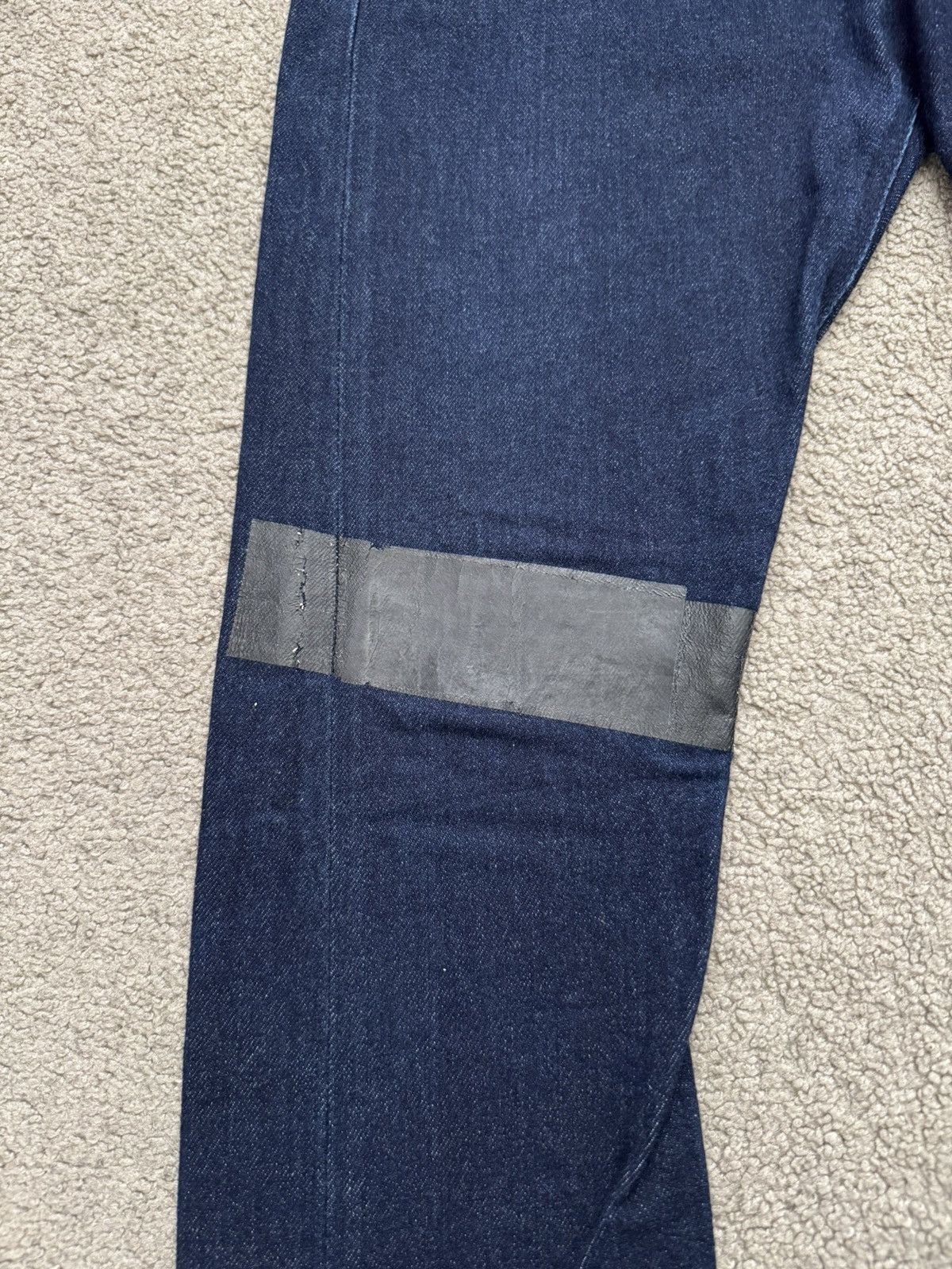 Lad Musician AW07 Lad Musician Indigo Tape Bootcut Flared Denim Jeans Size US 28 / EU 44 - 3 Thumbnail