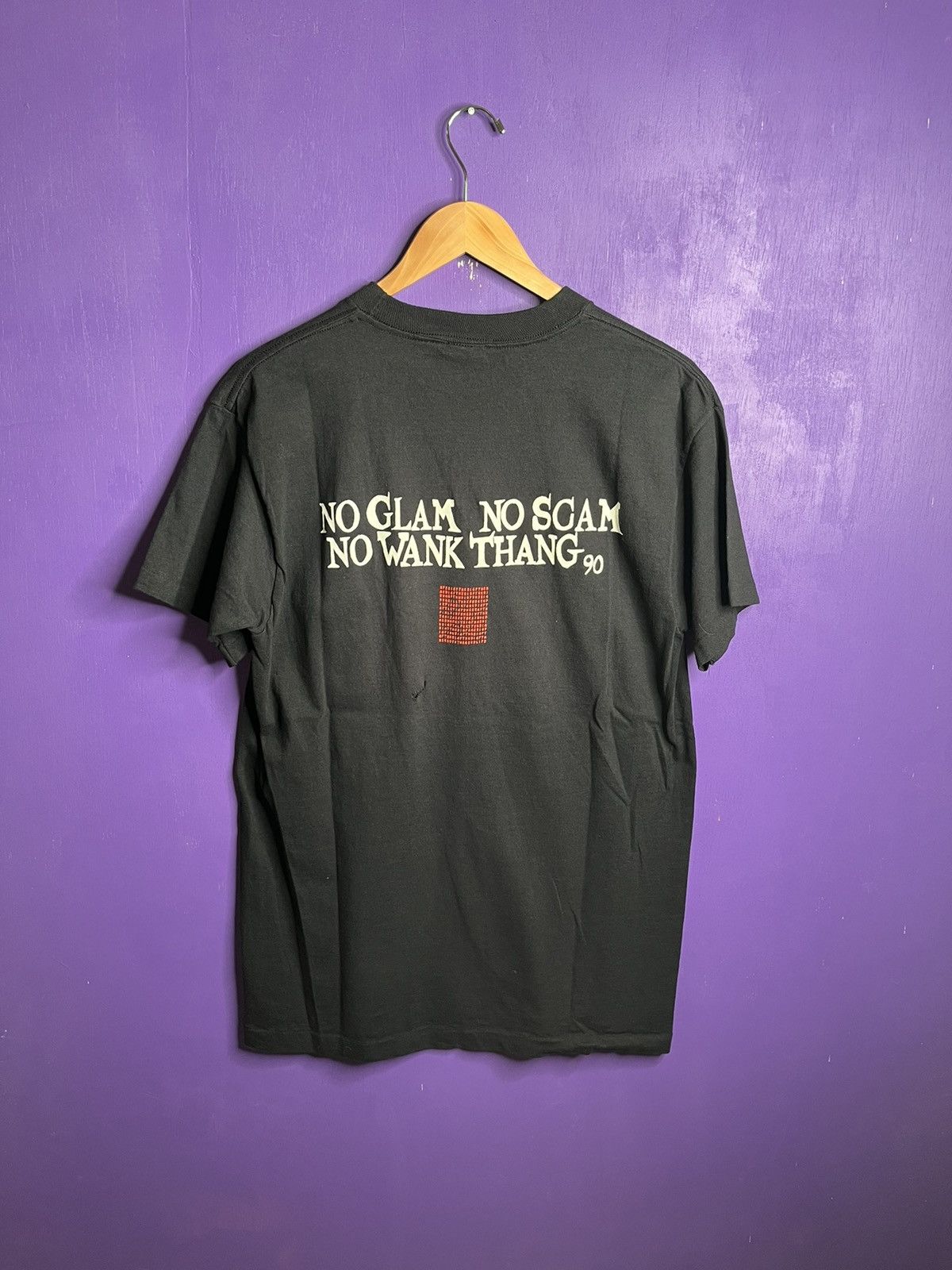 Band Tees × Vintage Vintage 90s The big F no wank thang tour t-shirt Size US L / EU 52-54 / 3 - 2 Thumbnail