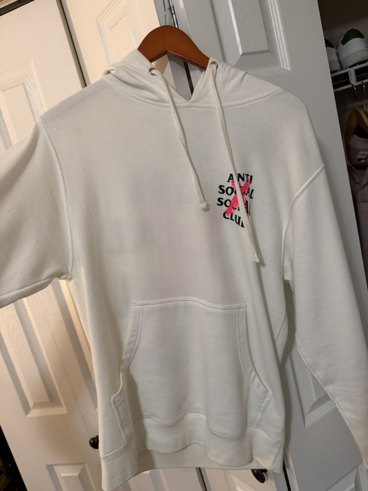 Anti Social Social Club ASSC white hoodie Size US S / EU 44-46 / 1 - 1 Thumbnail