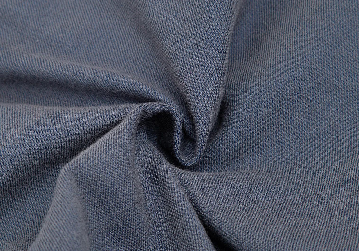 Comme des Garcons Homme Plus Cotton Linen Tapered Pants in Blue Gray Size US 30 / EU 46 - 16 Thumbnail