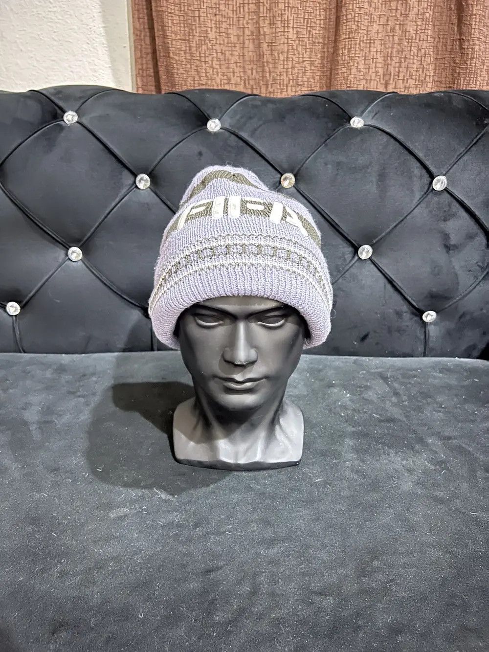 Vintage FIFA Stripe Design Beanie Hat Size ONE SIZE - 2 Thumbnail