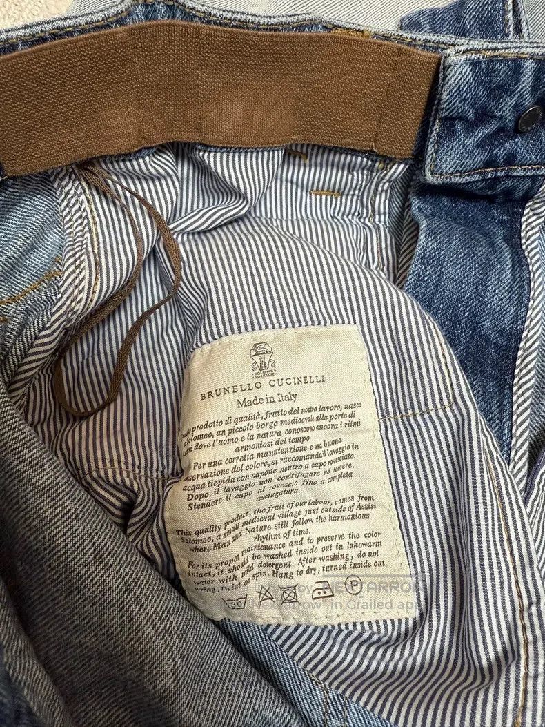 Brunello Cucinelli Brunello Cucinelli Denim pants Size 26" / US 2 / IT 38 - 7 Thumbnail