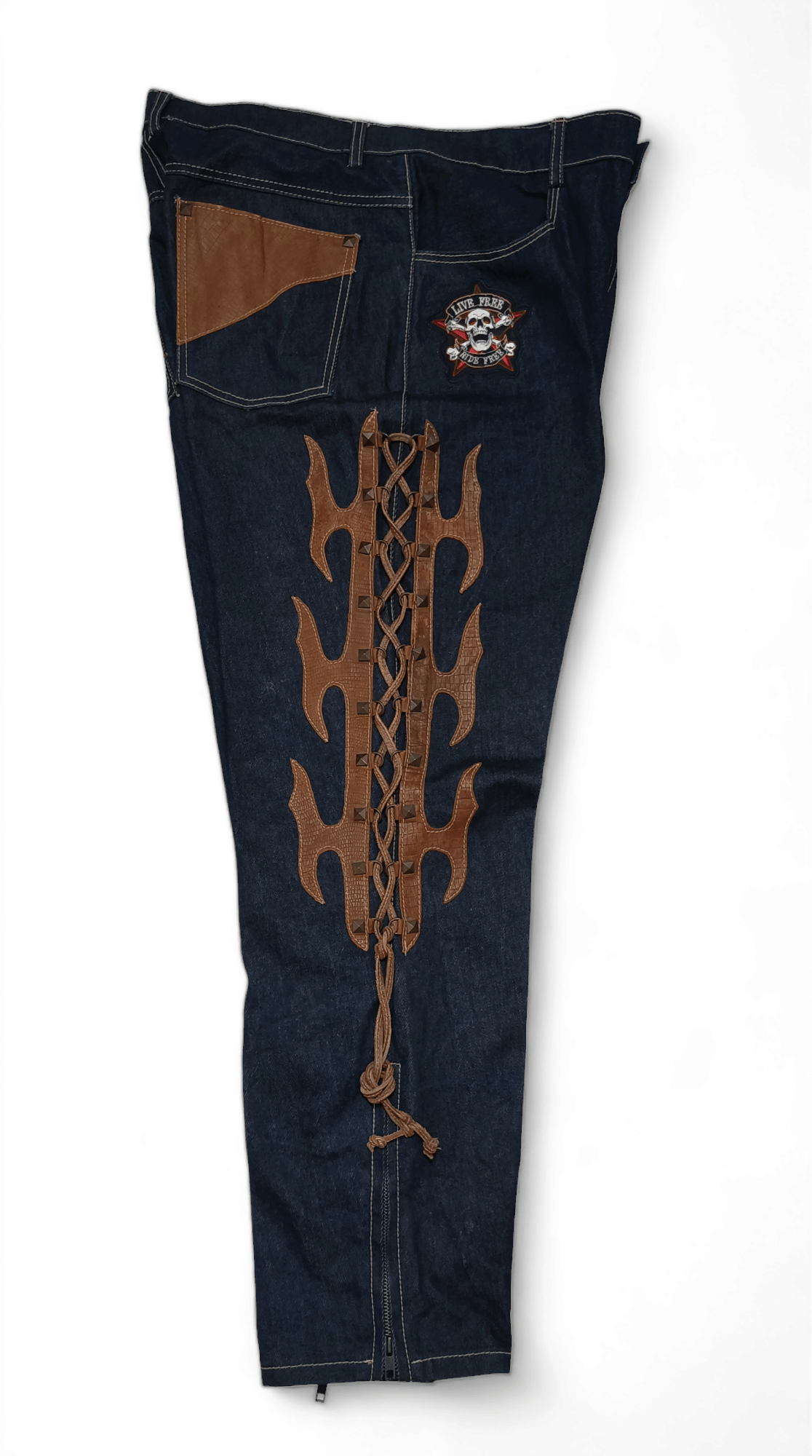 Vintage Vintage Men's Denim Choppers United Bikers Riding Jeans Size US 36 / EU 52 - 5 Thumbnail
