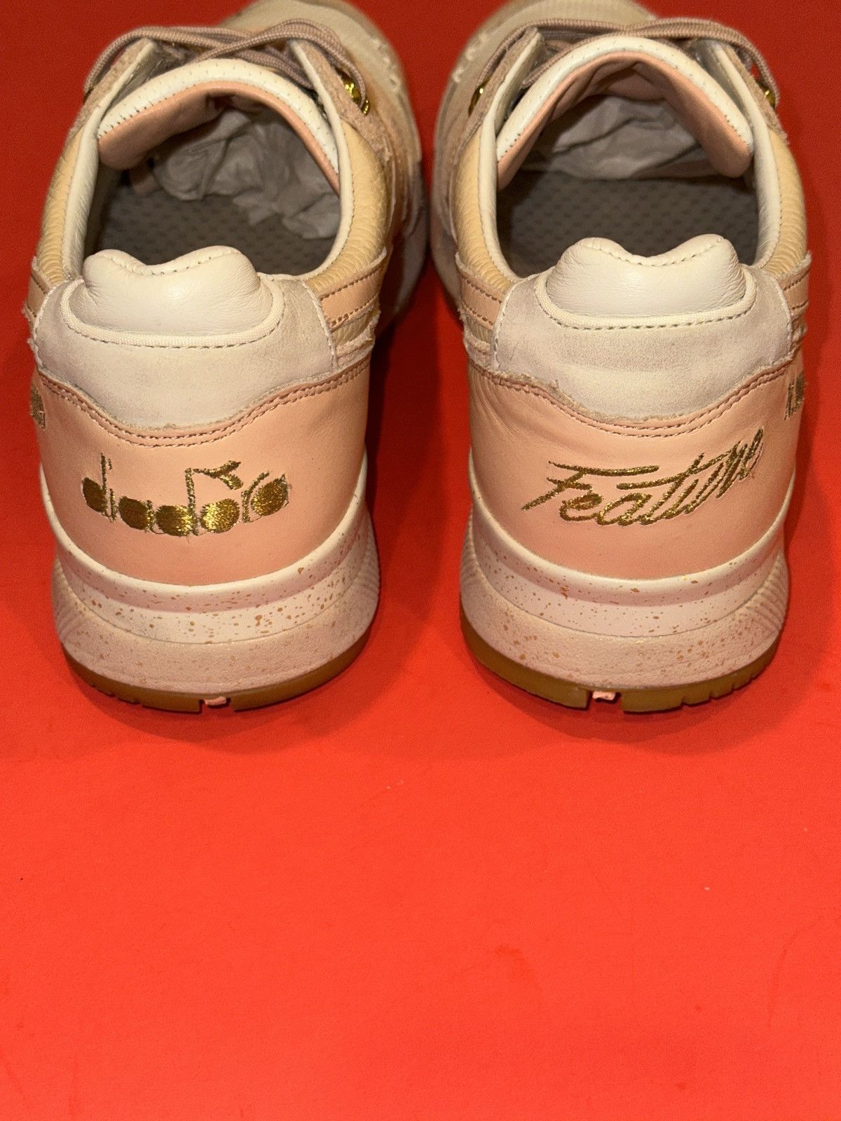Diadora Diadora x Feature N 9000 Ice Cream Sneakers Italy Made Peach Size US 9 / EU 42 - 9 Thumbnail