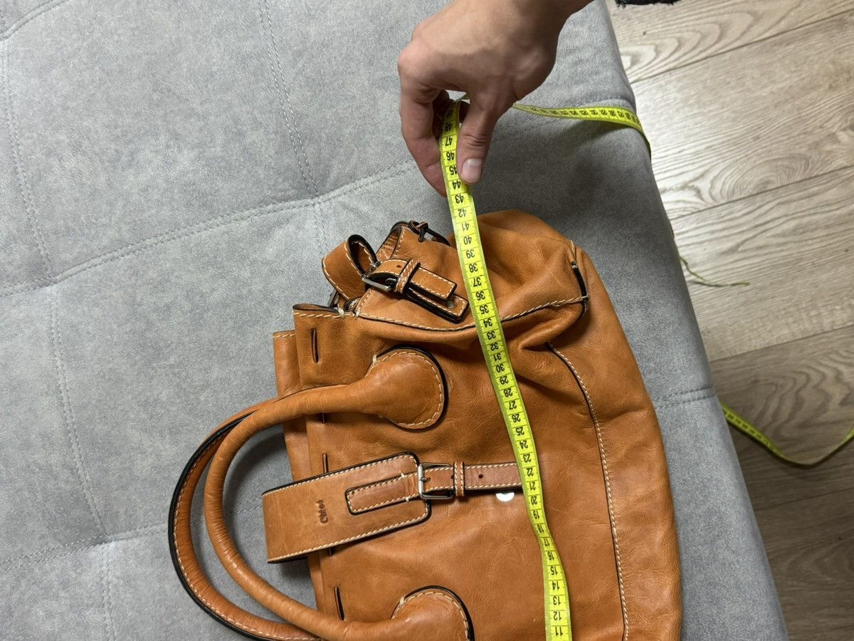 Chloe Chloé Large Edith Satchel Travel Leather Bag Brown Woman’s Size ONE SIZE - 23 Thumbnail