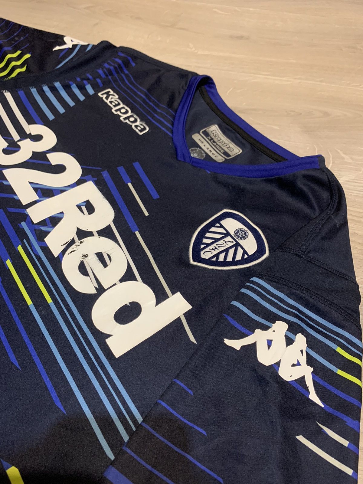 Kappa Kappa Leeds United 2018 2019 Away Shirt Football Jersey XL Size US XL / EU 56 / 4 - 4 Thumbnail