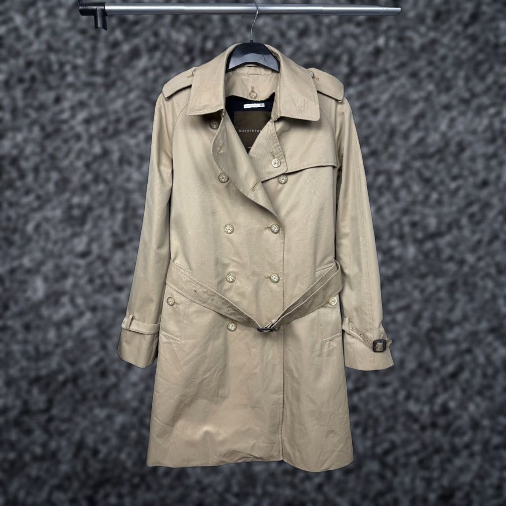 Mackintosh Mackintosh Trench Coat Jacket Womens with removable lining S Beige Popular UK Brand 90s Event style: Trench Coat Womens Medium? Size S / US 4 / IT 40 - 1 Thumbnail