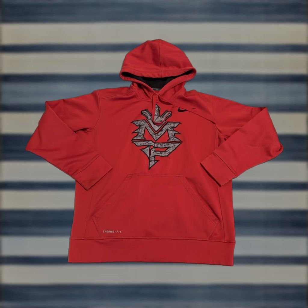 Nike Nike Manny Pacquiao Therma Fit Red Hoodie Mens M Pullover Sweatshirt Boxing Shirt Size US M / EU 48-50 / 2 - 1 Thumbnail