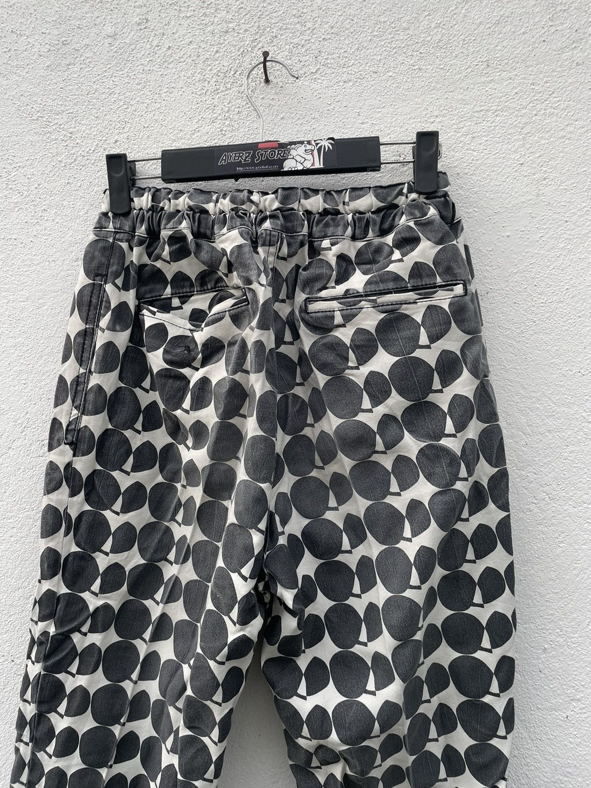 Comme des Garcons Black Comme Des Garcons CDG Black Dot Polyester Faded Pants Size US 31 - 9 Thumbnail