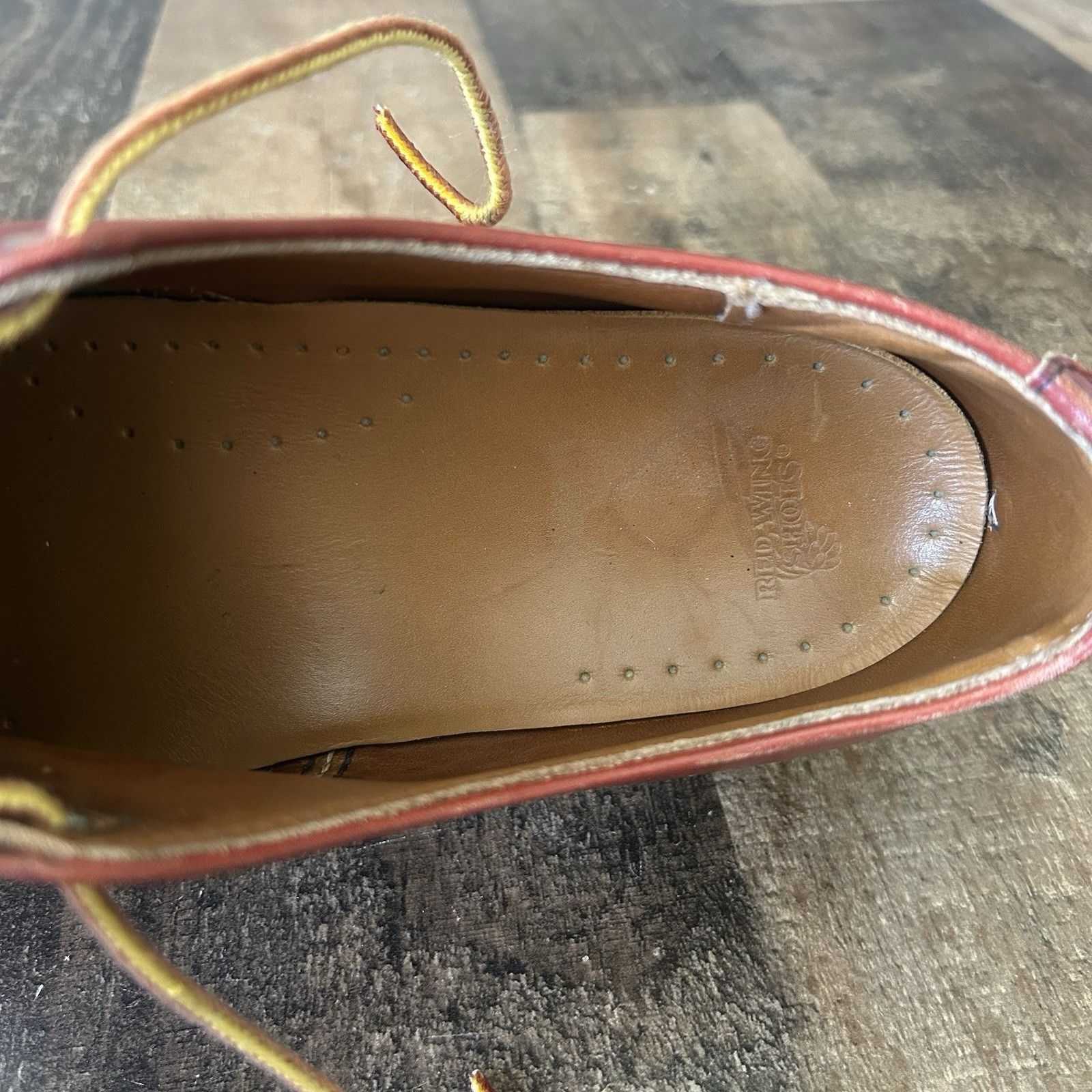 Red Wing 8103 Oro Russet Moc Toe Leather Work Boots Mens 9 D