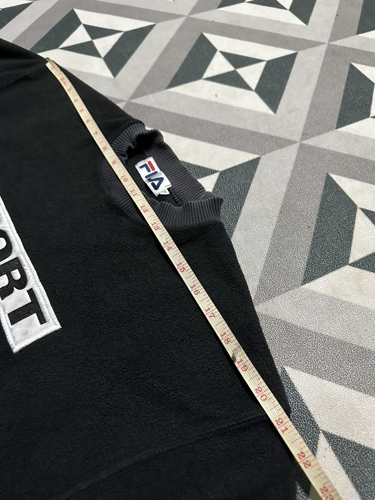 Fila Fila big logo sweatshirt Size US M / EU 48-50 / 2 - 12 Thumbnail
