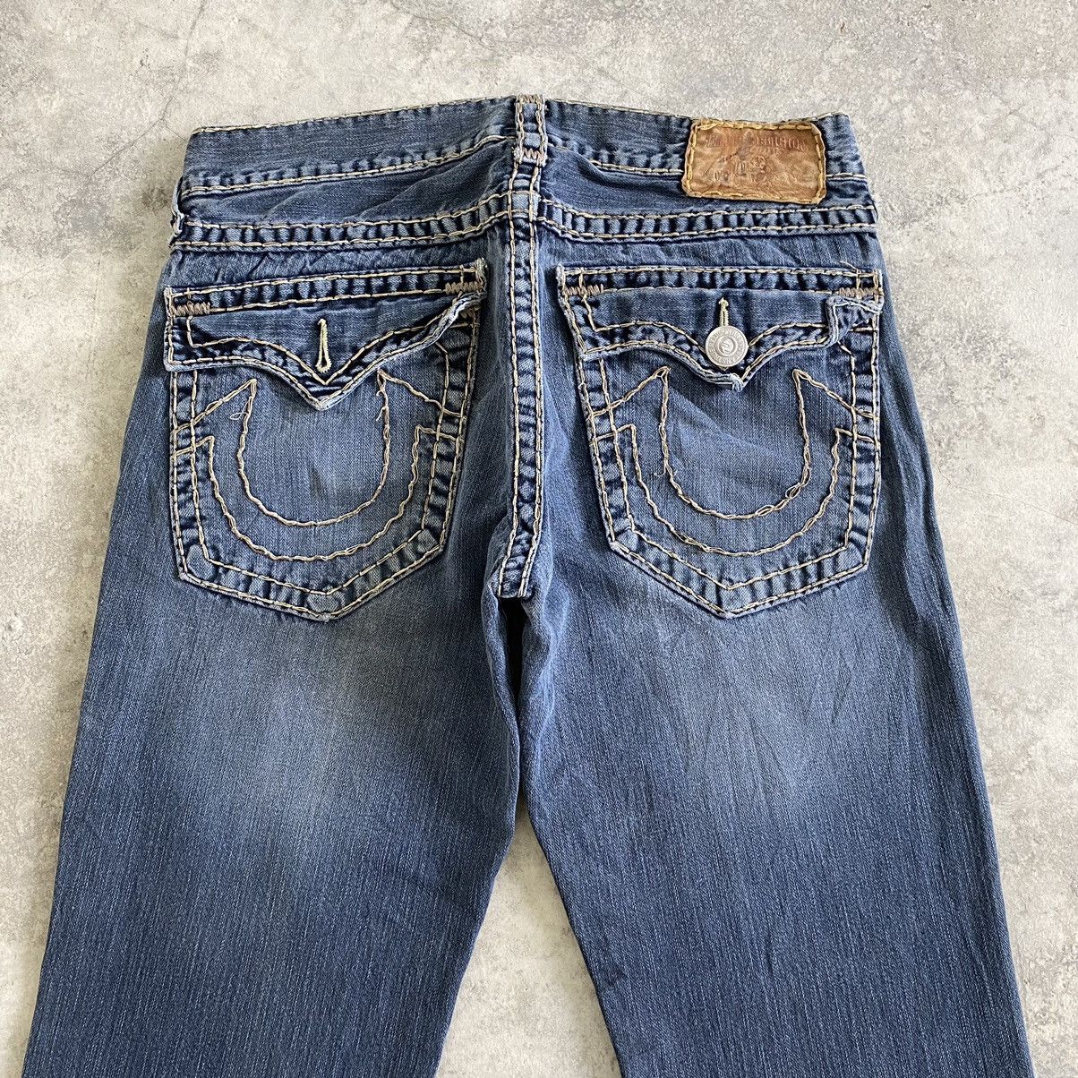 True Religion Vintage True Religion Billy Super T Flared Denim Jeans Size US 32 / EU 48 - 14 Thumbnail