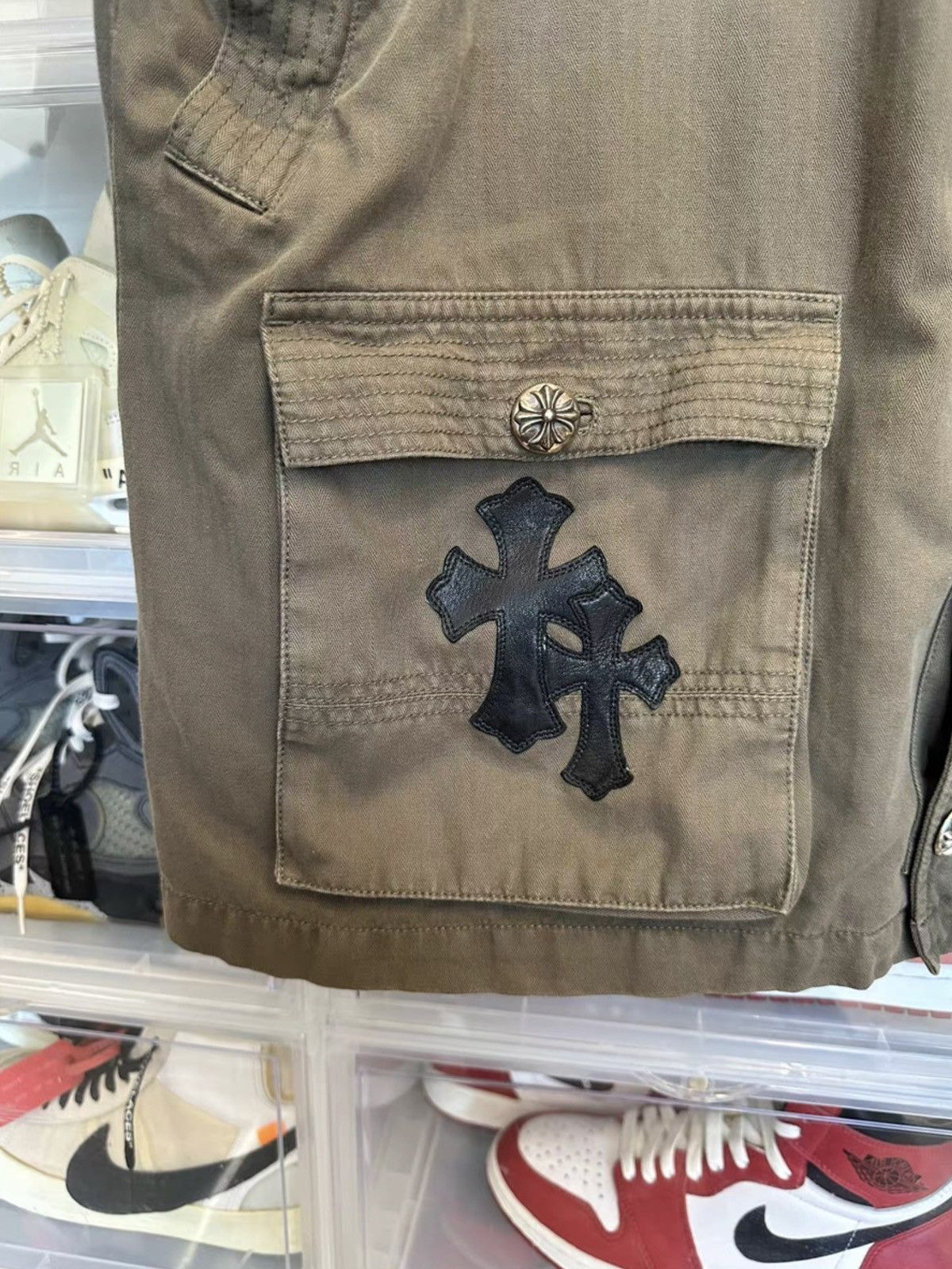 Chrome Hearts Chrome hearts cross leather patch jacket Size US XXL / EU 58 / 5 - 3 Thumbnail